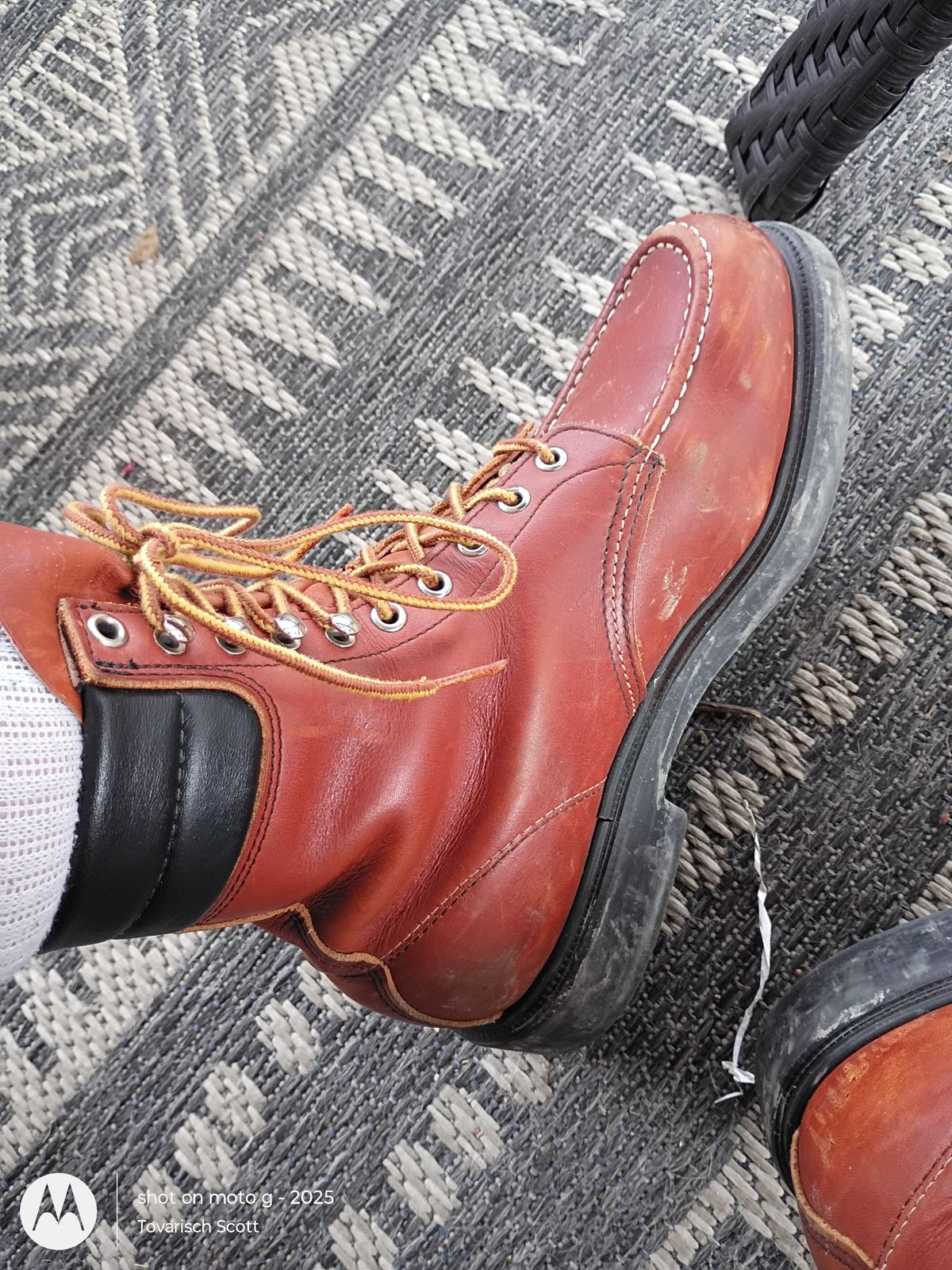 Photo by Tovarisch on March 11, 2026 of the Red Wing 404 in Copper Worksmith.