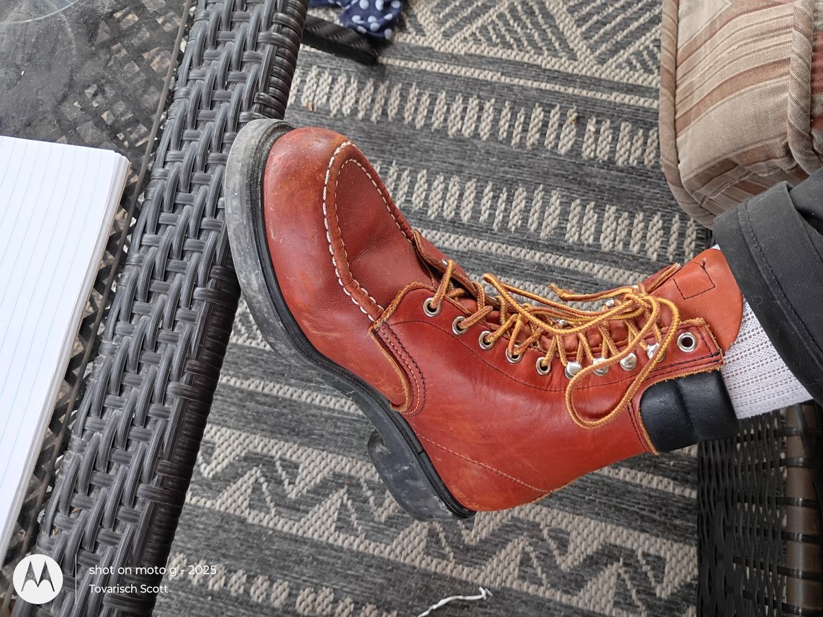 Photo by Tovarisch on March 11, 2026 of the Red Wing 404 in Copper Worksmith.