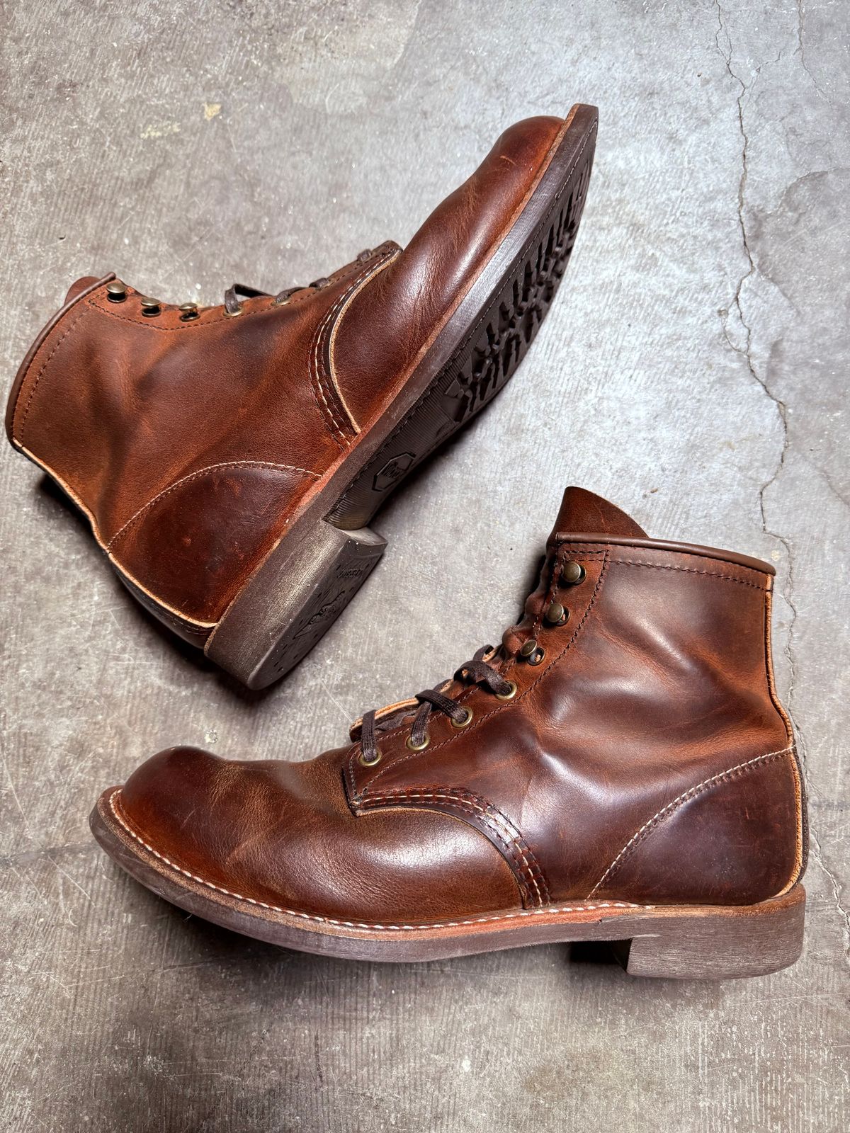 Photo by rb_sampson on March 3, 2025 of the Red Wing Blacksmith in S.B. Foot Copper Rough and Tough.