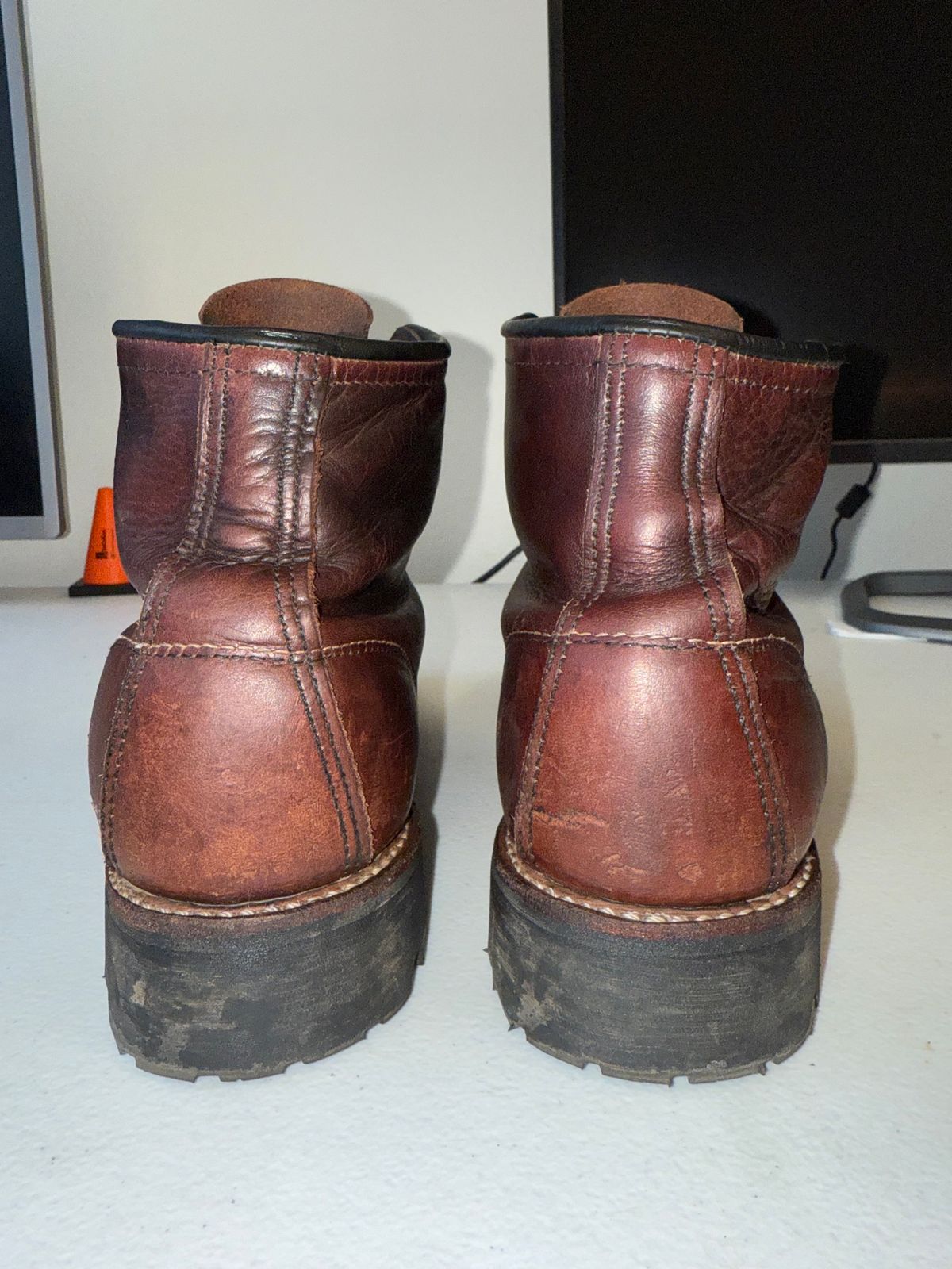 Photo by rb_sampson on January 8, 2025 of the Red Wing 6-Inch Classic Moc in S.B. Foot Briar Oil Slick.