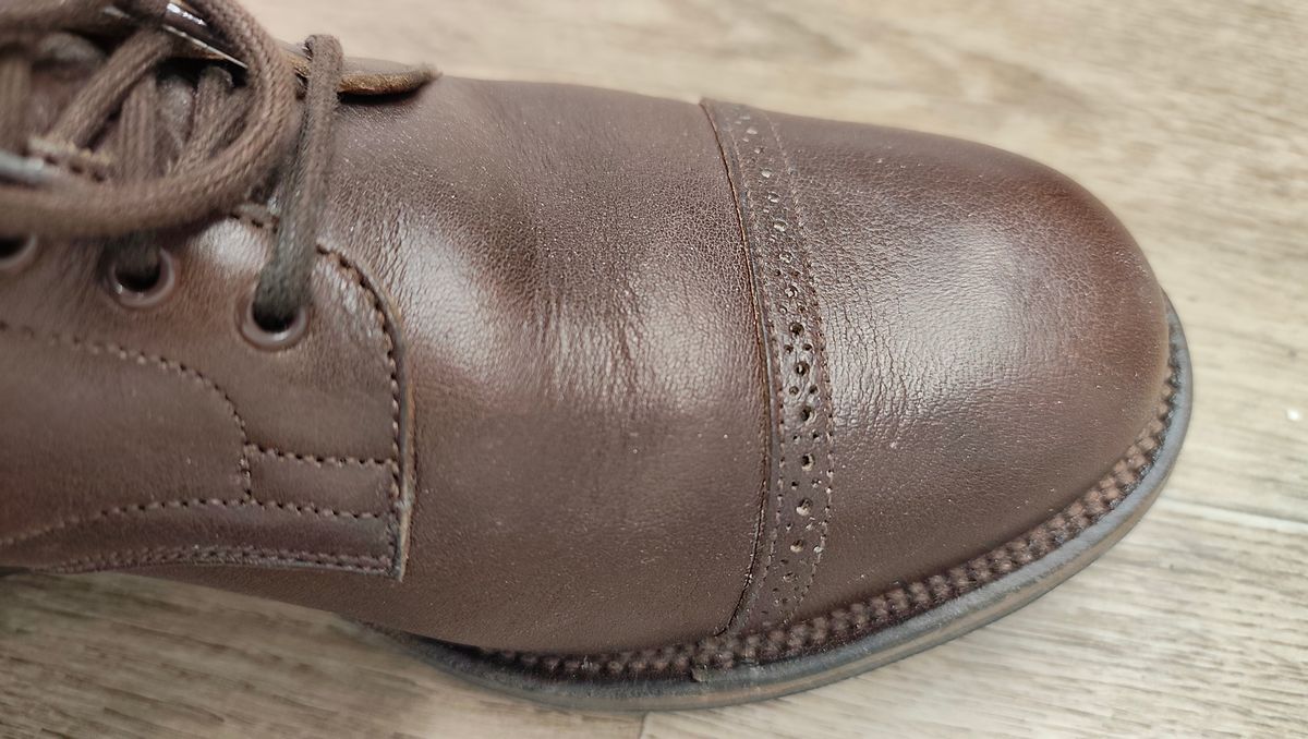 Photo by olgi on February 3, 2026 of the Viberg Service Boot BCT in Tochigi Chocolate.