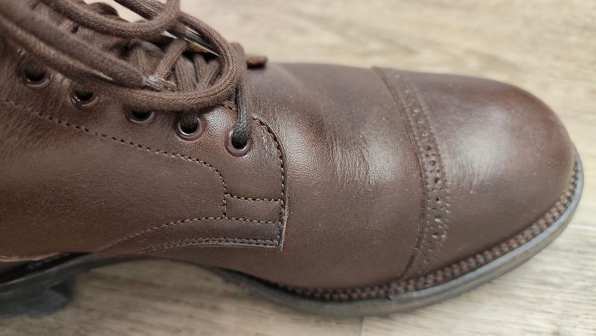 Photo by olgi on February 3, 2026 of the Viberg Service Boot BCT in Tochigi Chocolate.