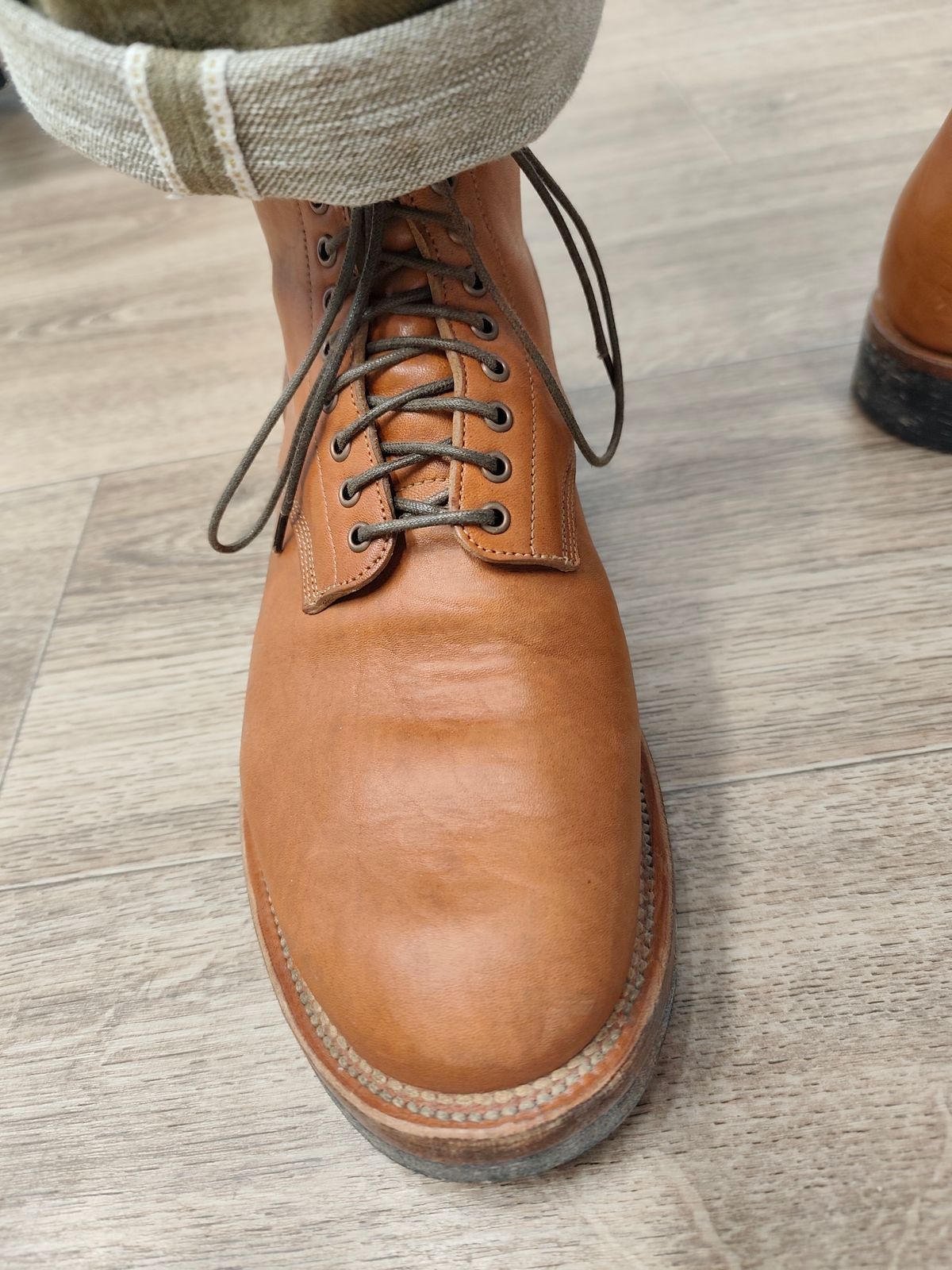 Photo by olgi on October 24, 2025 of the Viberg N1 in Maryam Cuoio Horsebutt.