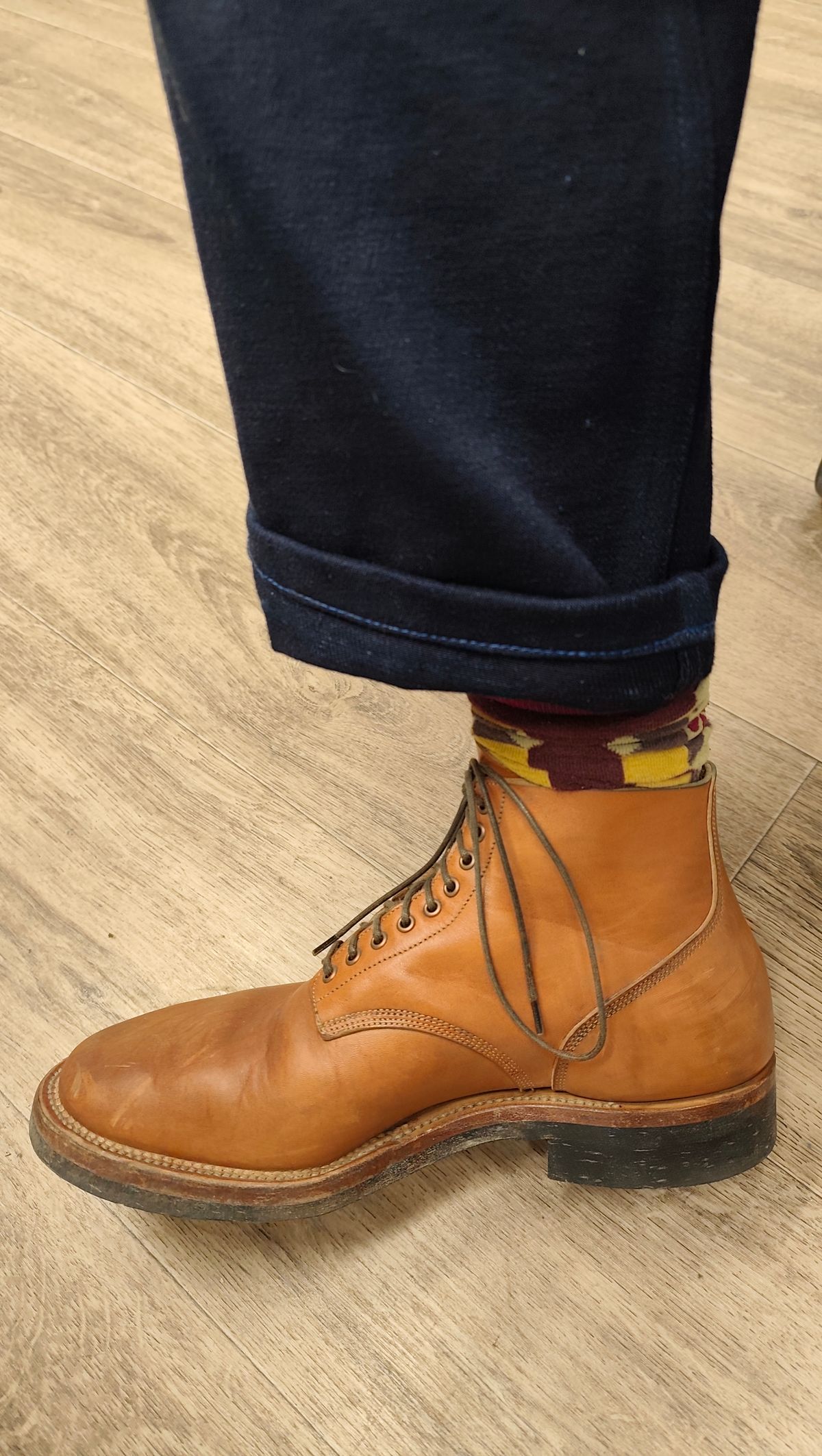 Photo by olgi on November 21, 2025 of the Viberg N1 in Maryam Cuoio Horsebutt.