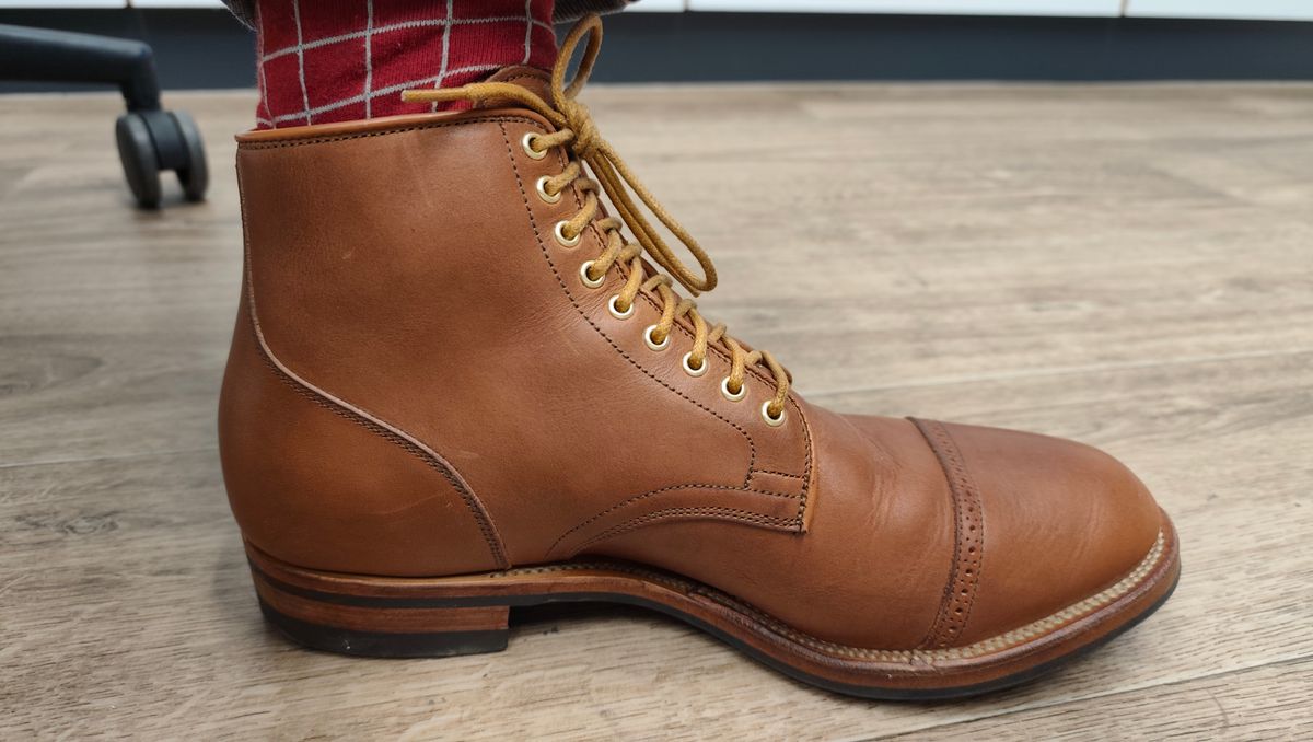 Photo by olgi on December 18, 2025 of the Viberg Service Boot BCT in Tempesti Elbamatt.