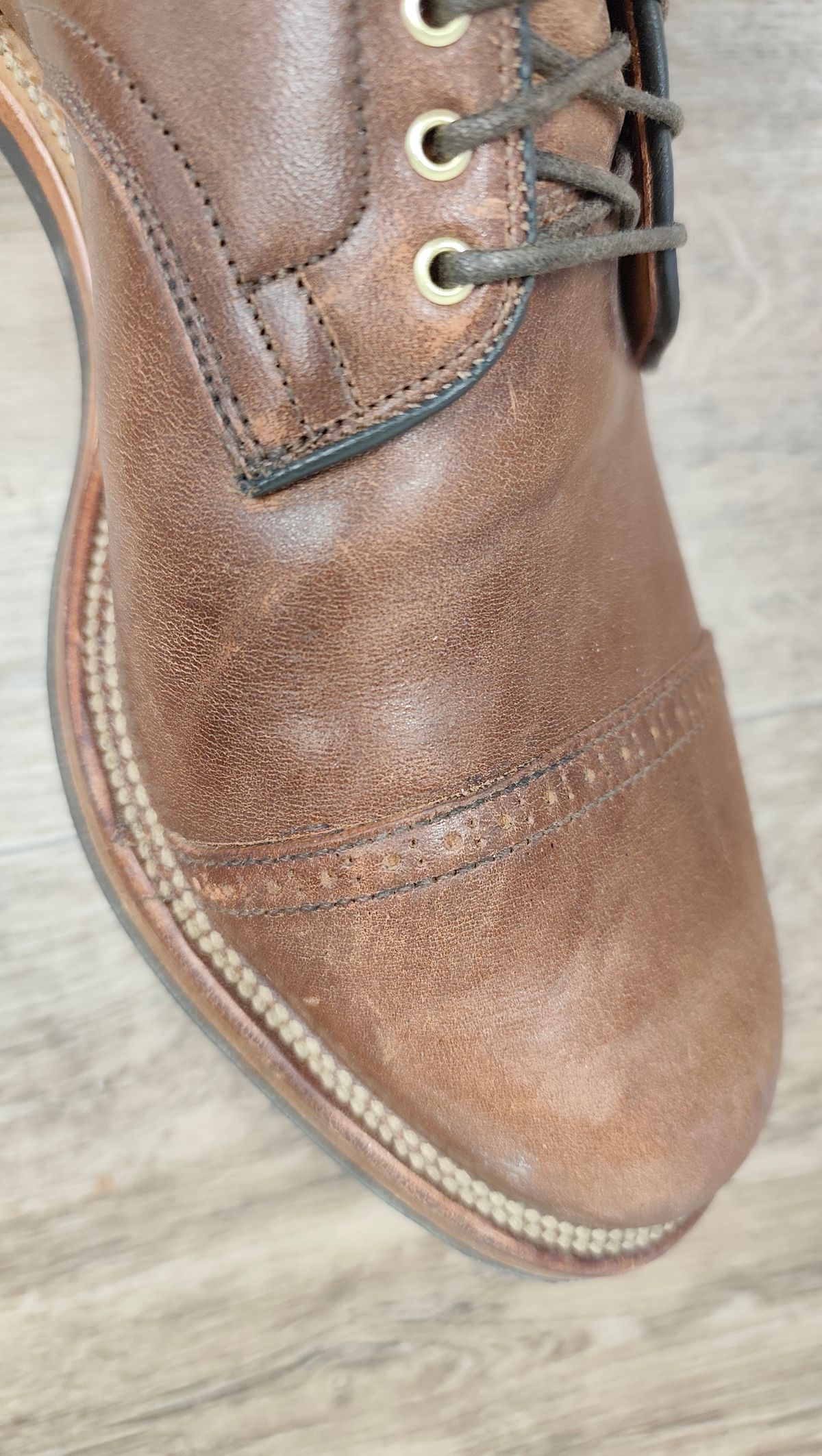 Photo by olgi on November 5, 2025 of the Viberg Service Boot BCT in Maryam Toscanello TPR Horsebutt.