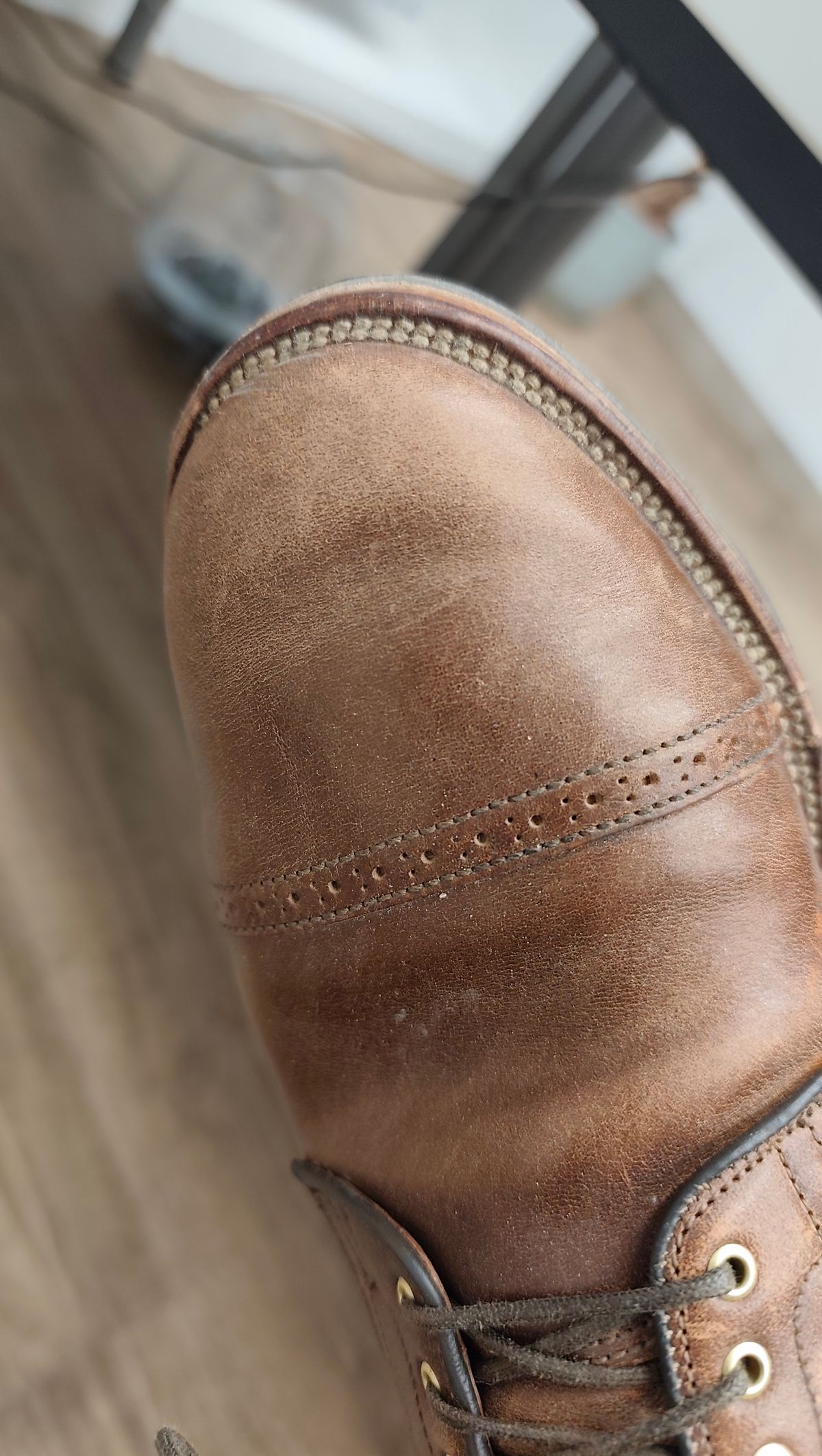 Photo by olgi on December 15, 2025 of the Viberg Service Boot BCT in Maryam Toscanello TPR Horsebutt.