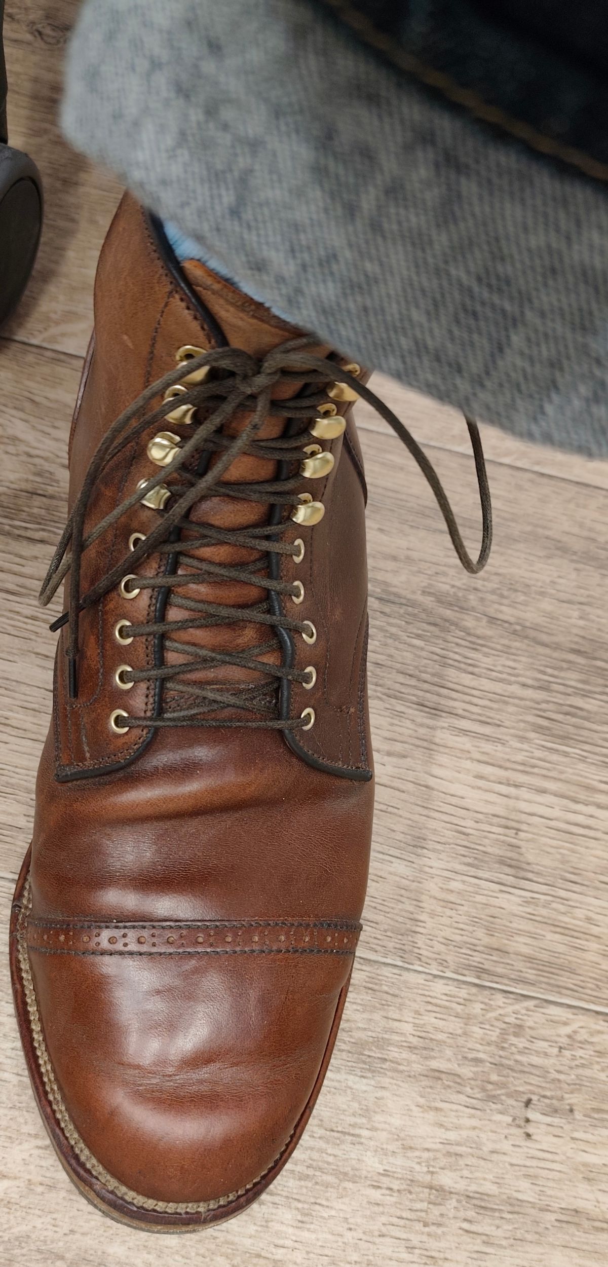 Photo by olgi on February 9, 2026 of the Viberg Service Boot BCT in Maryam Toscanello TPR Horsebutt.