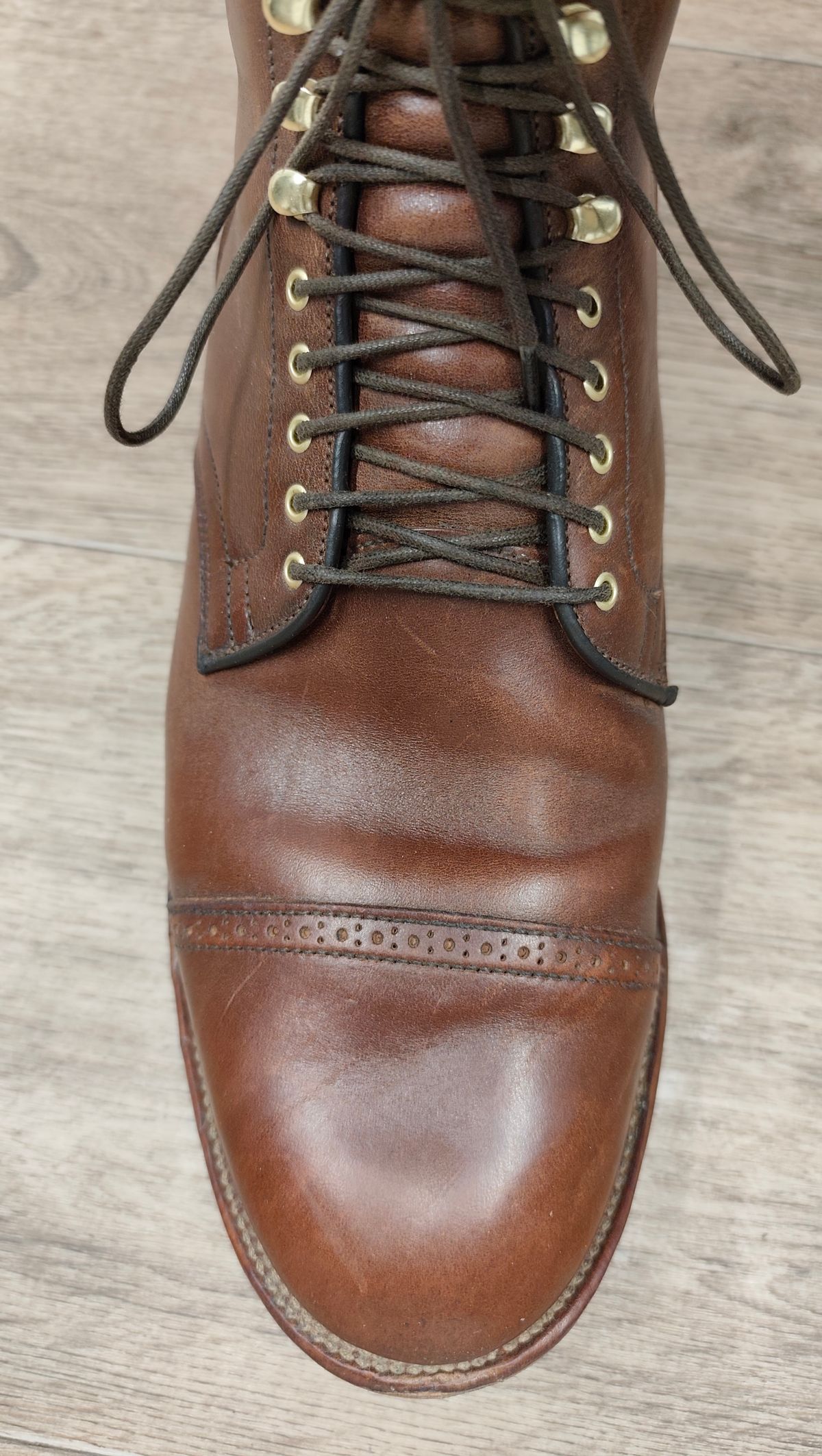 Photo by olgi on February 9, 2026 of the Viberg Service Boot BCT in Maryam Toscanello TPR Horsebutt.