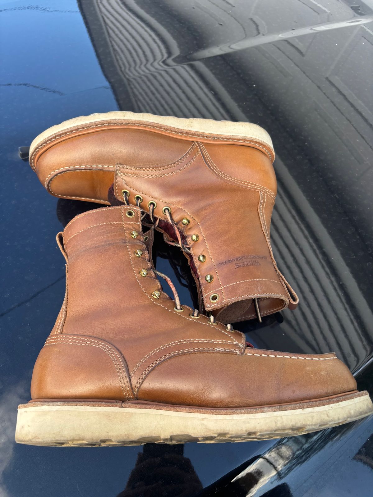 Photo by ZFitzGolf on November 1, 2025 of the White's Perry 8" Select in Seidel Natural Double Shot.