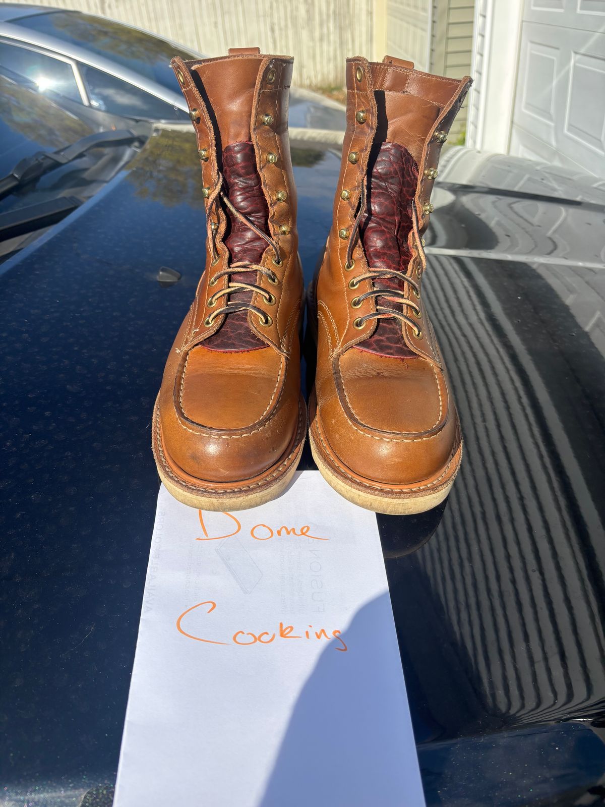 Photo by ZFitzGolf on November 1, 2025 of the White's Perry 8" Select in Seidel Natural Double Shot.