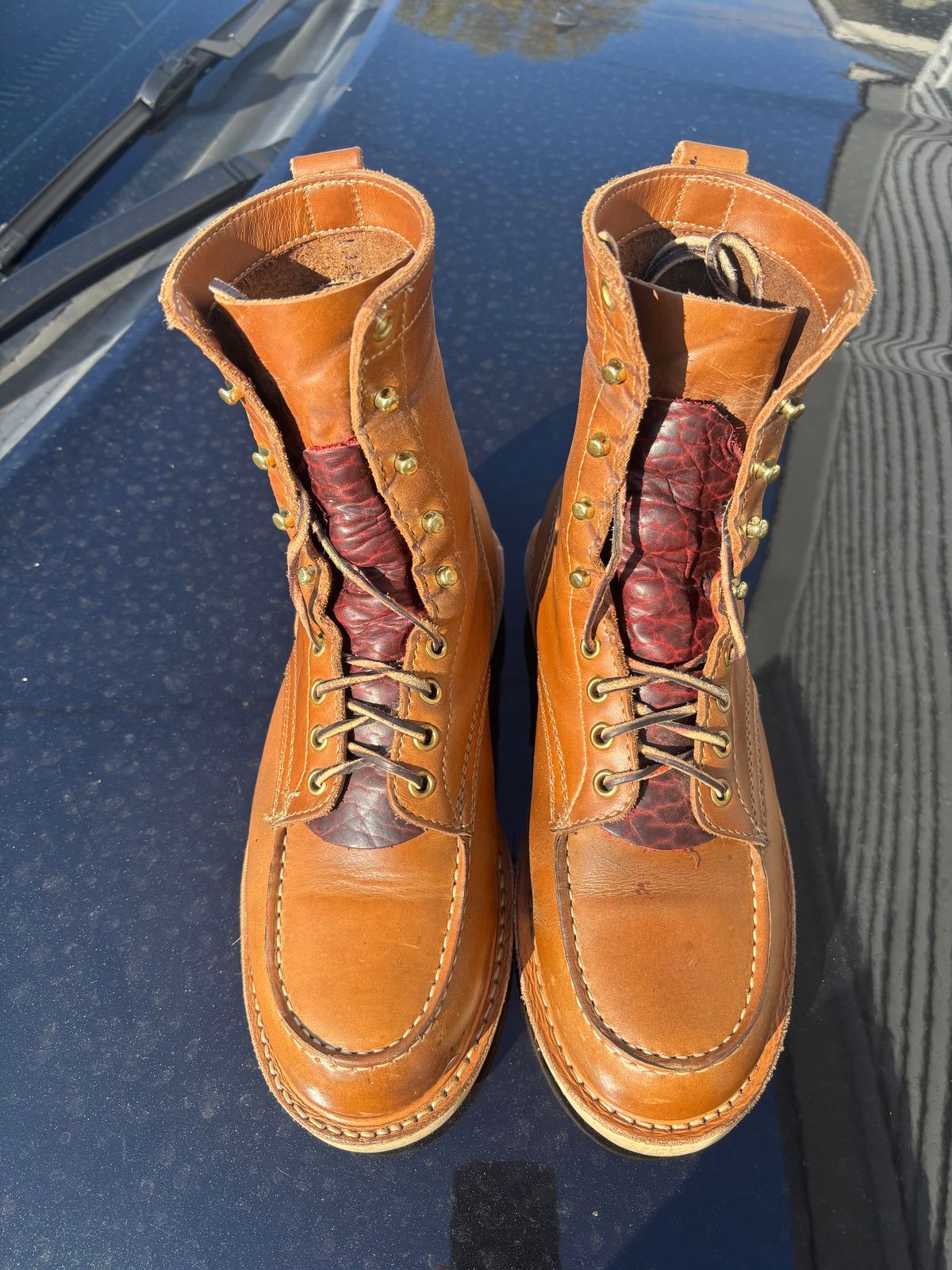 Photo by ZFitzGolf on November 1, 2025 of the White's Perry 8" Select in Seidel Natural Double Shot.