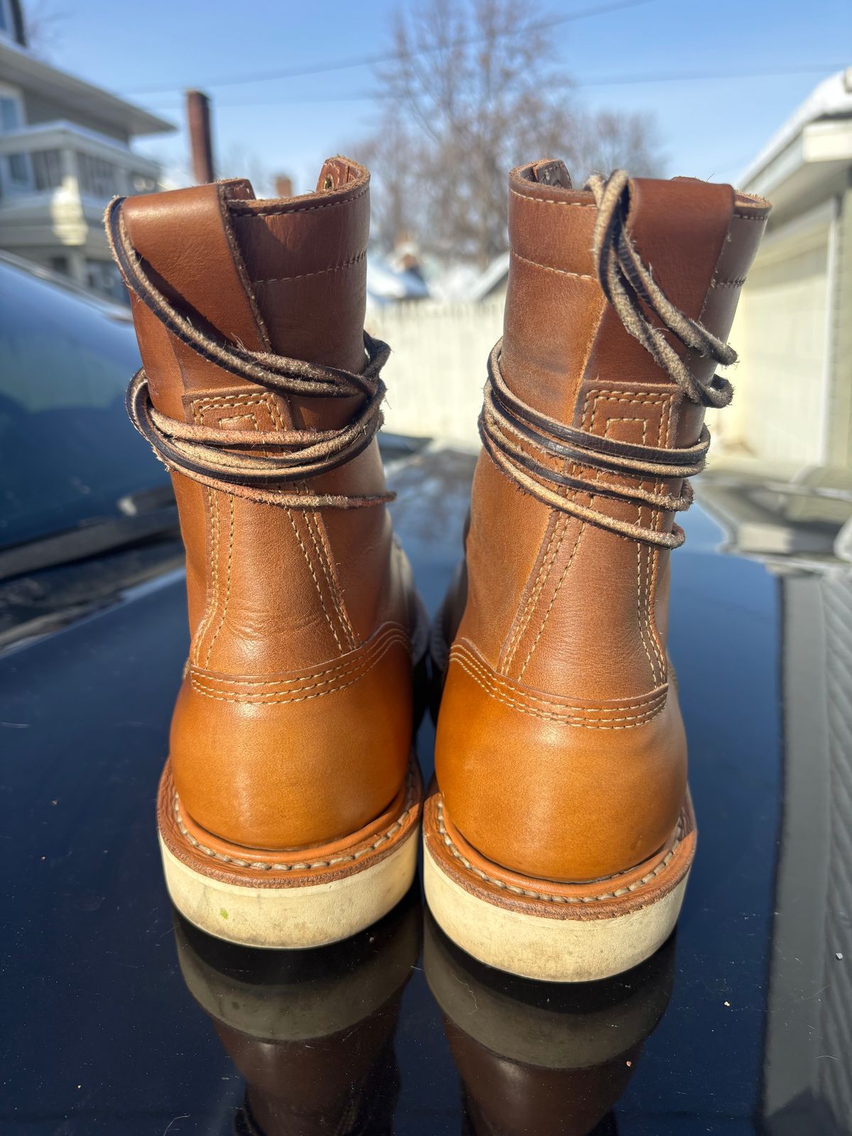 Photo by ZFitzGolf on December 1, 2025 of the White's Perry 8" Select in Seidel Natural Double Shot.