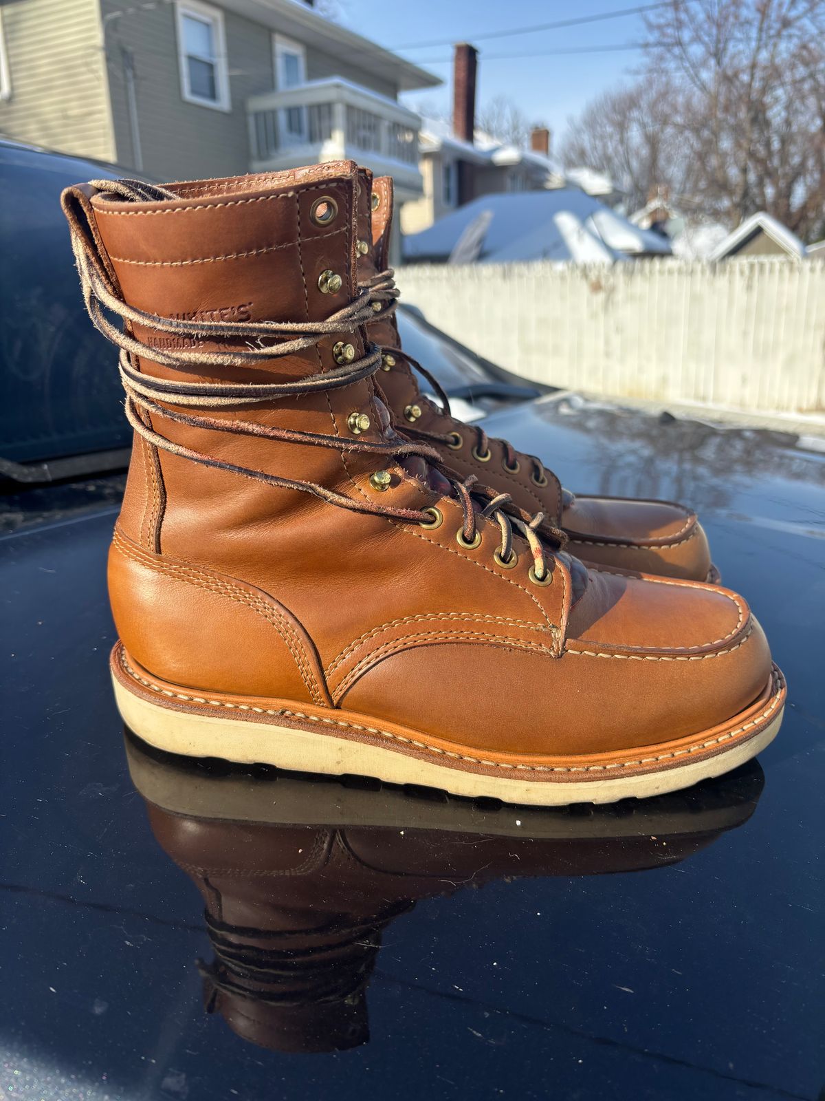 Photo by ZFitzGolf on December 1, 2025 of the White's Perry 8" Select in Seidel Natural Double Shot.