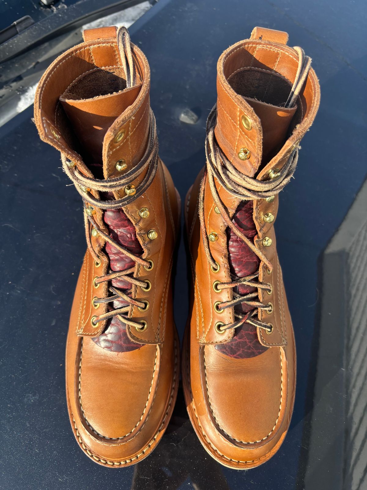 Photo by ZFitzGolf on December 1, 2025 of the White's Perry 8" Select in Seidel Natural Double Shot.