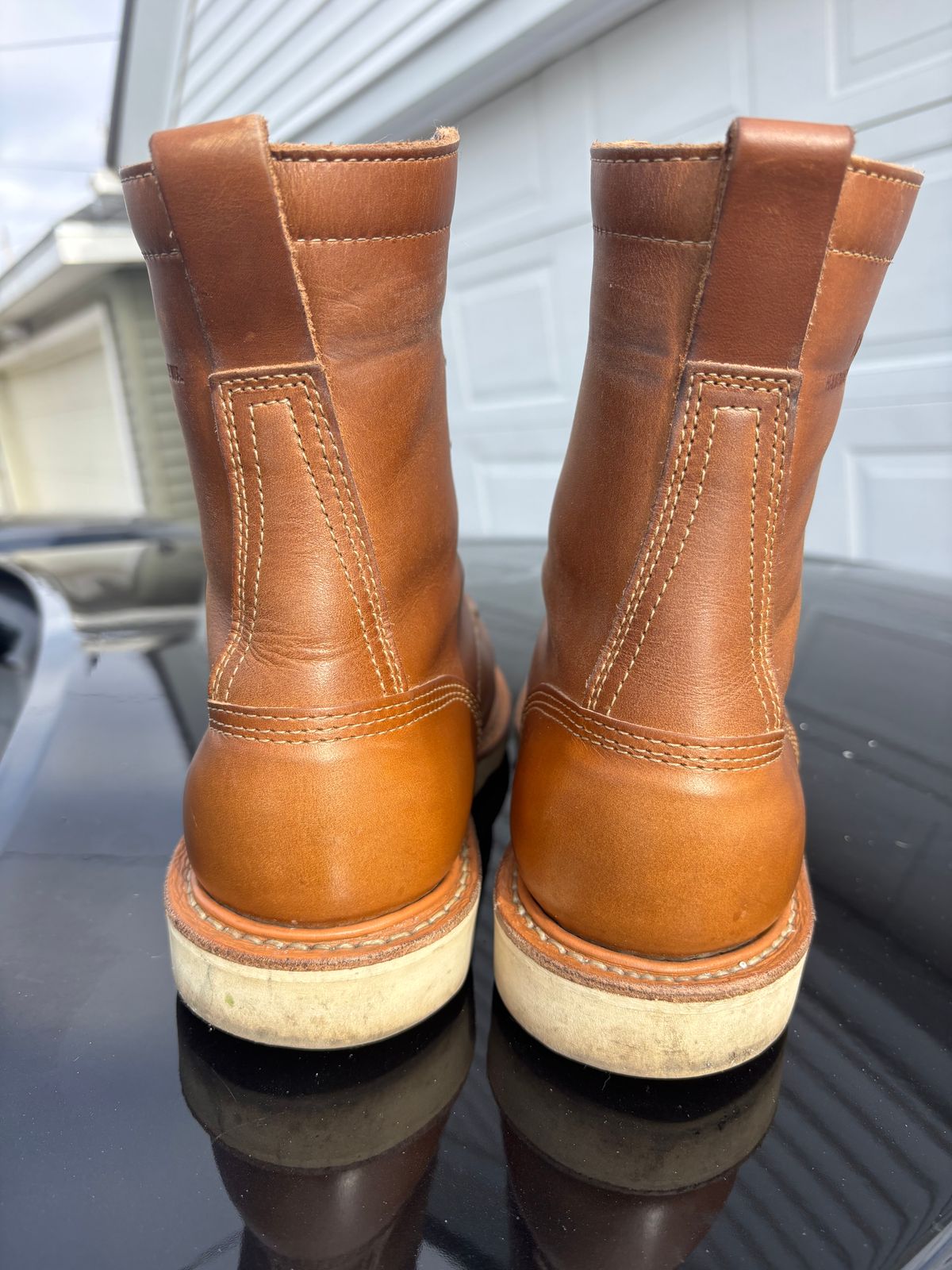 Photo by ZFitzGolf on January 4, 2026 of the White's Perry 8" Select in Seidel Natural Double Shot.