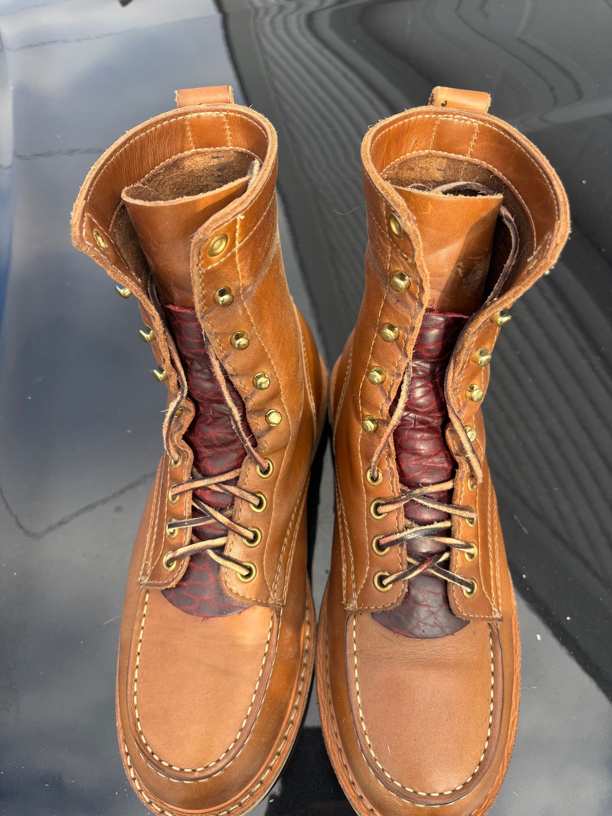 Photo by ZFitzGolf on January 4, 2026 of the White's Perry 8" Select in Seidel Natural Double Shot.