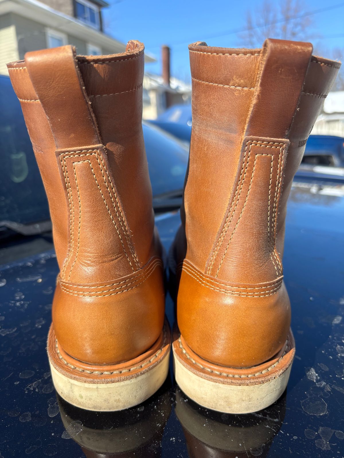 Photo by ZFitzGolf on February 1, 2026 of the White's Perry 8" Select in Seidel Natural Double Shot.