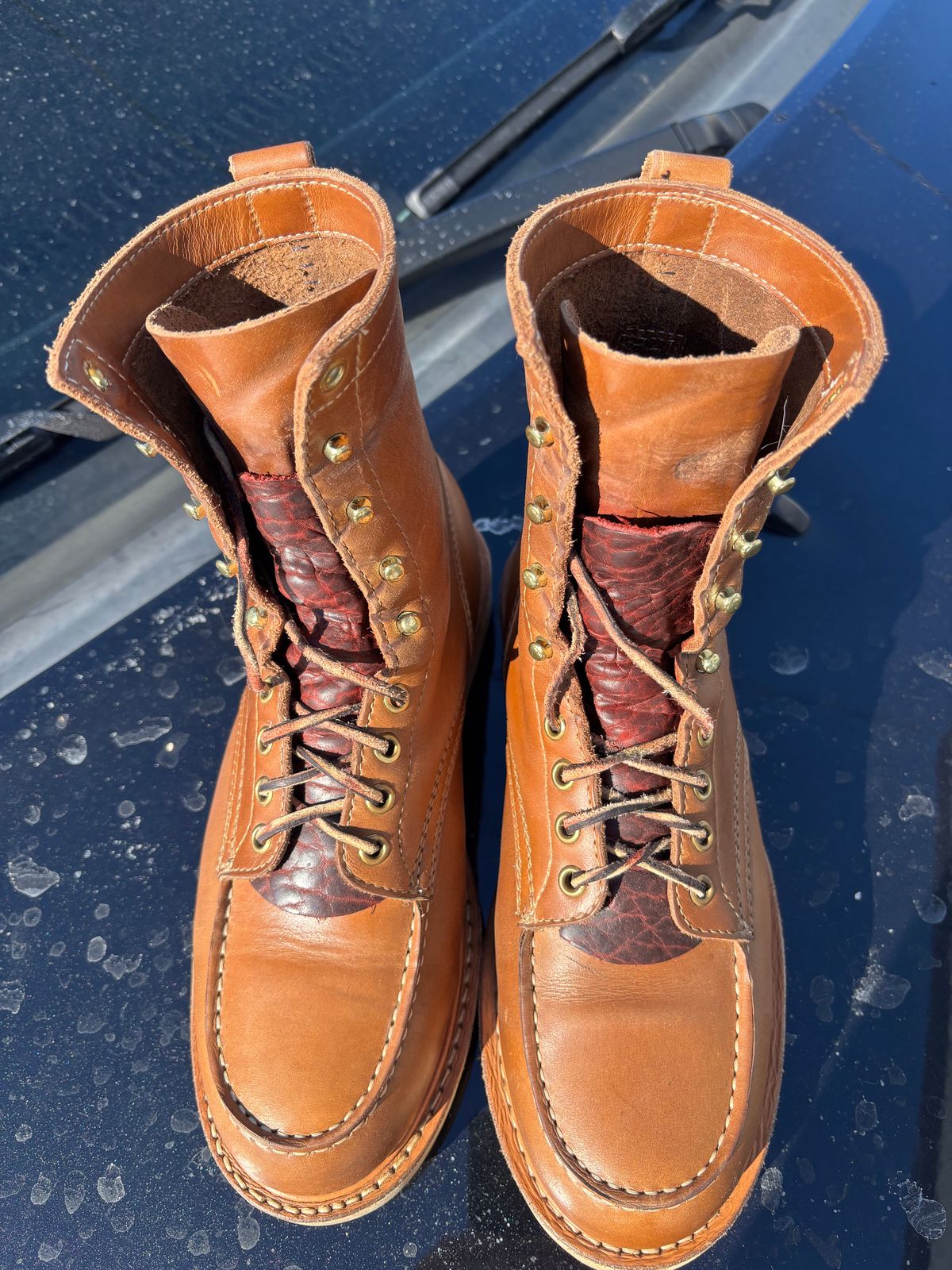 Photo by ZFitzGolf on February 1, 2026 of the White's Perry 8" Select in Seidel Natural Double Shot.