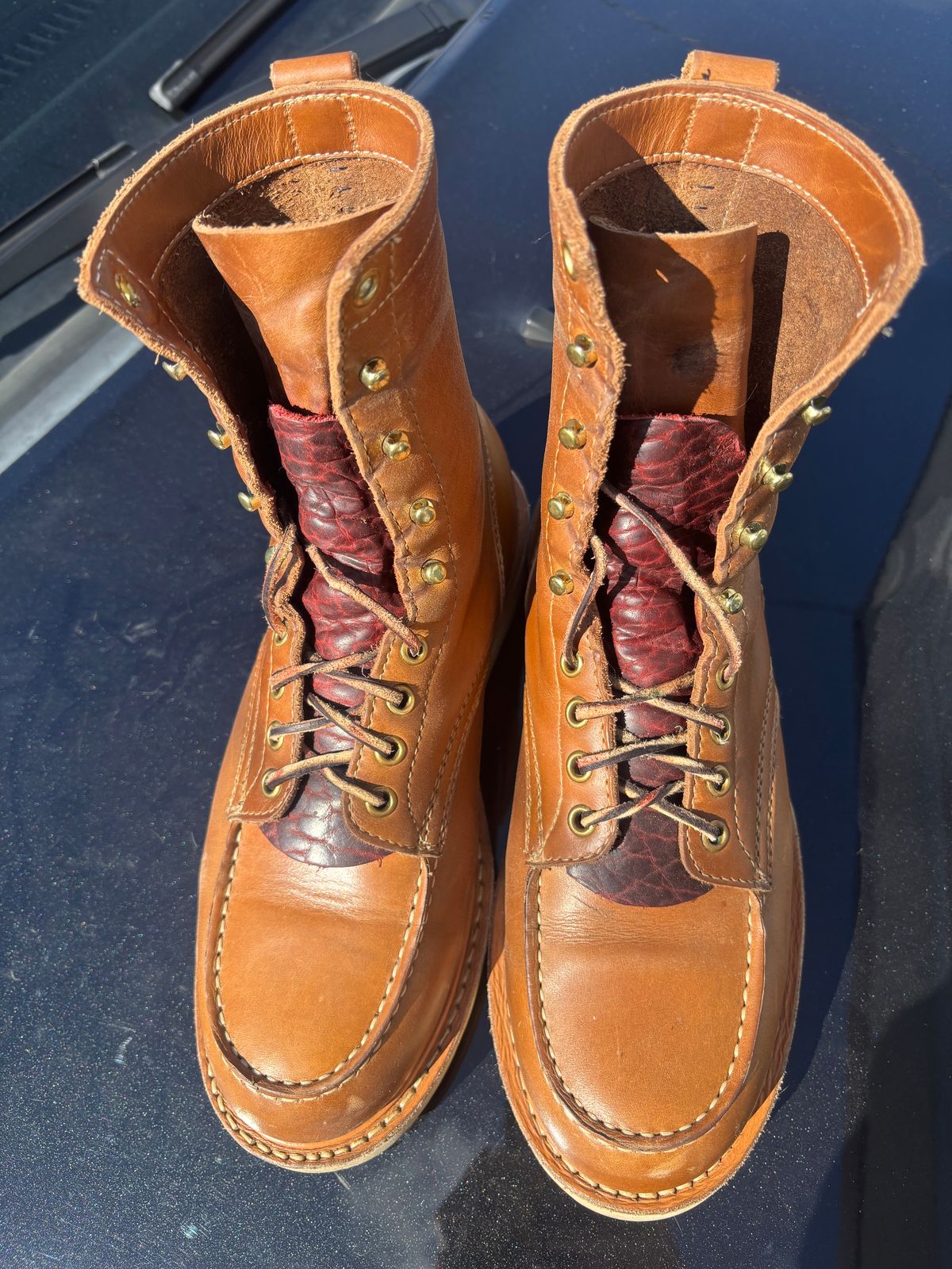 Photo by ZFitzGolf on March 1, 2026 of the White's Perry 8" Select in Seidel Natural Double Shot.