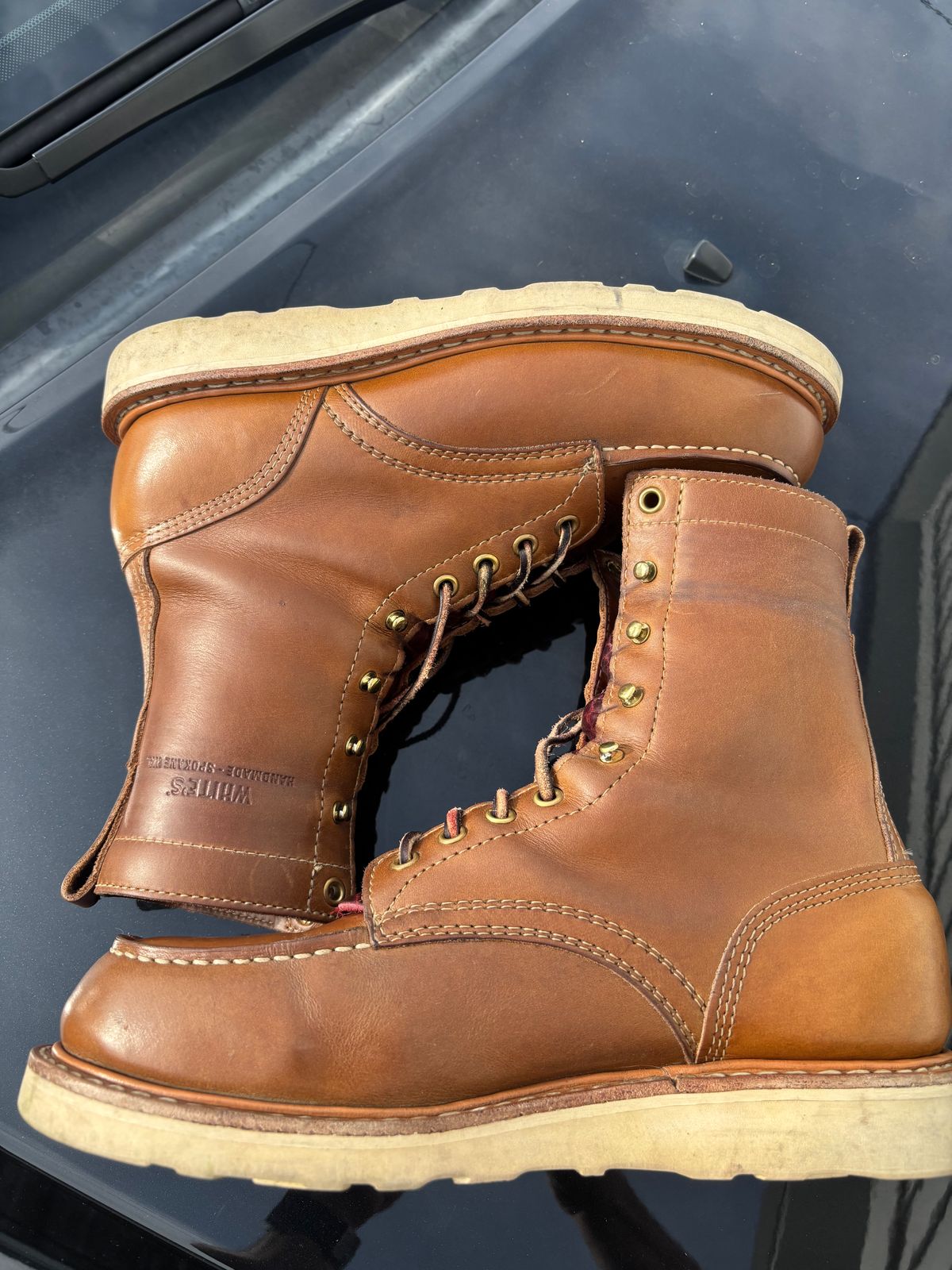 Photo by ZFitzGolf on April 2, 2026 of the White's Perry 8" Select in Seidel Natural Double Shot.