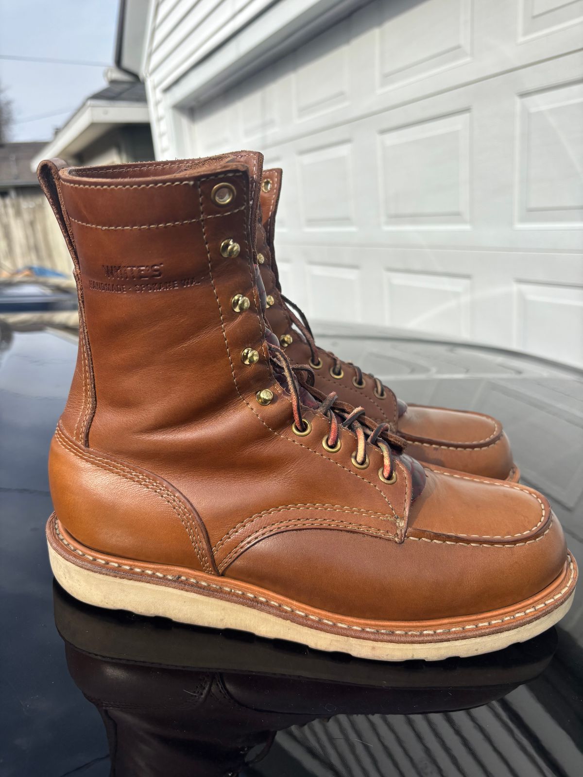 Photo by ZFitzGolf on April 2, 2026 of the White's Perry 8" Select in Seidel Natural Double Shot.