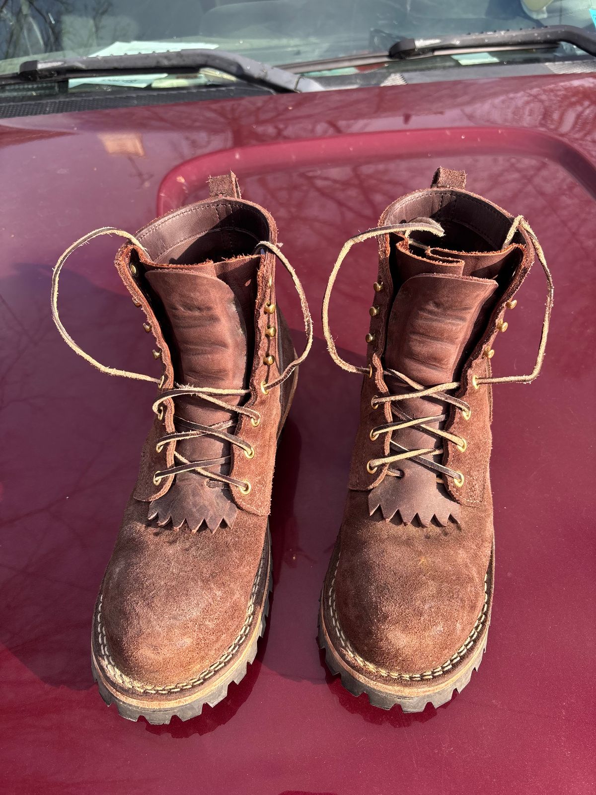 Photo by ZFitzGolf on January 4, 2026 of the Nicks BuilderPro in Seidel 64 Mahogany Roughout.