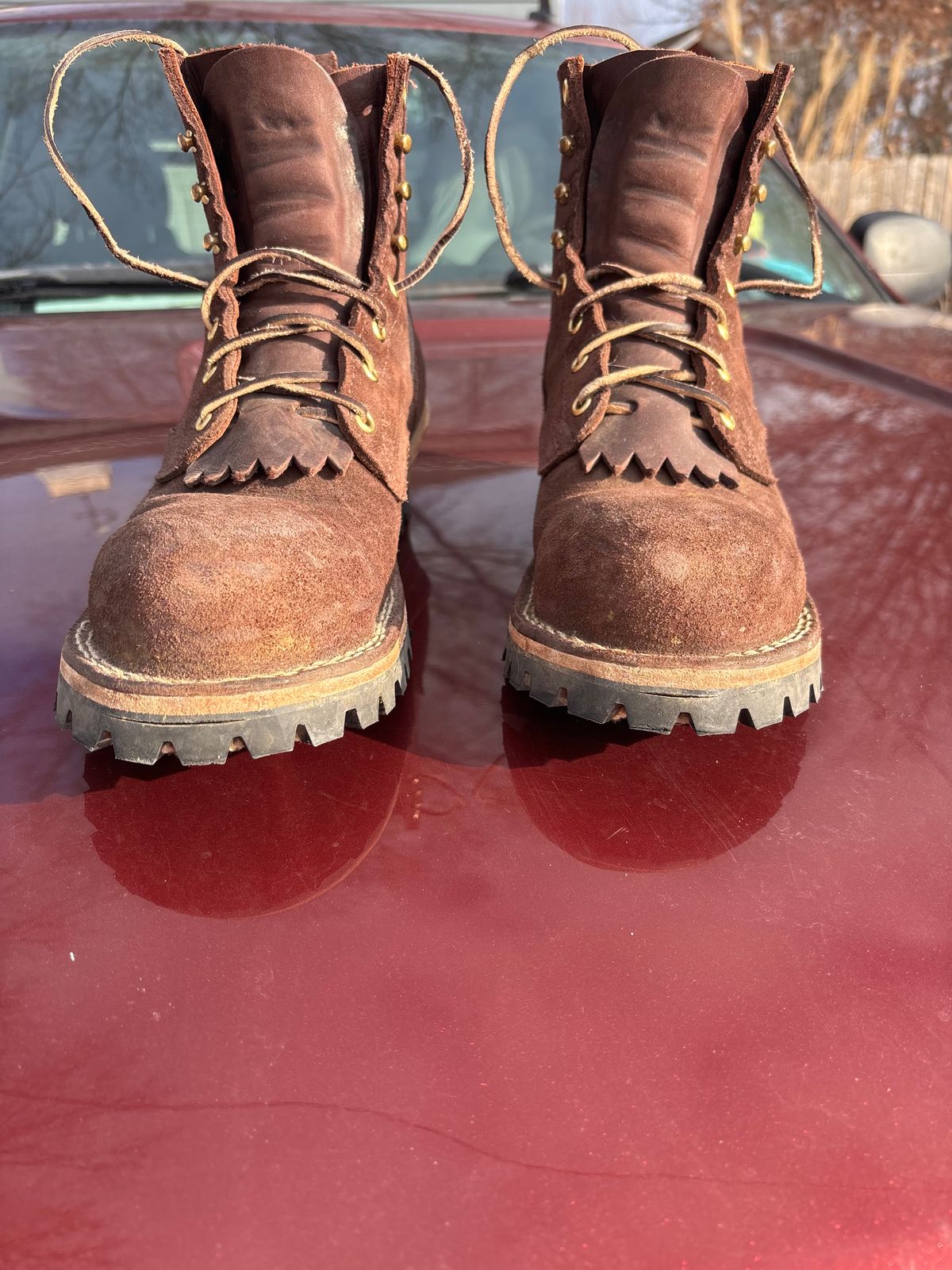 Photo by ZFitzGolf on January 4, 2026 of the Nicks BuilderPro in Seidel 64 Mahogany Roughout.