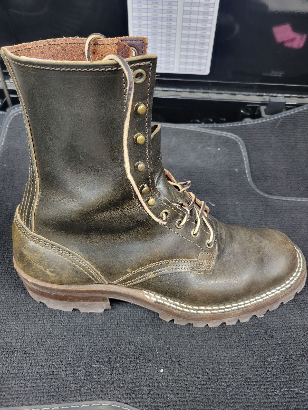 Photo by Cecilk on November 1, 2025 of the Nicks MTO in Wickett & Craig Olive Double Stuffed.