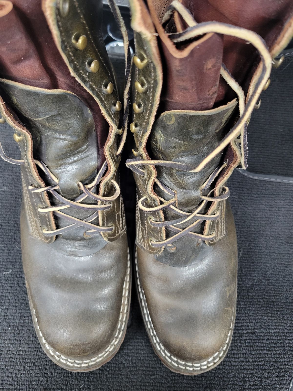 Photo by Cecilk on November 1, 2025 of the Nicks MTO in Wickett & Craig Olive Double Stuffed.