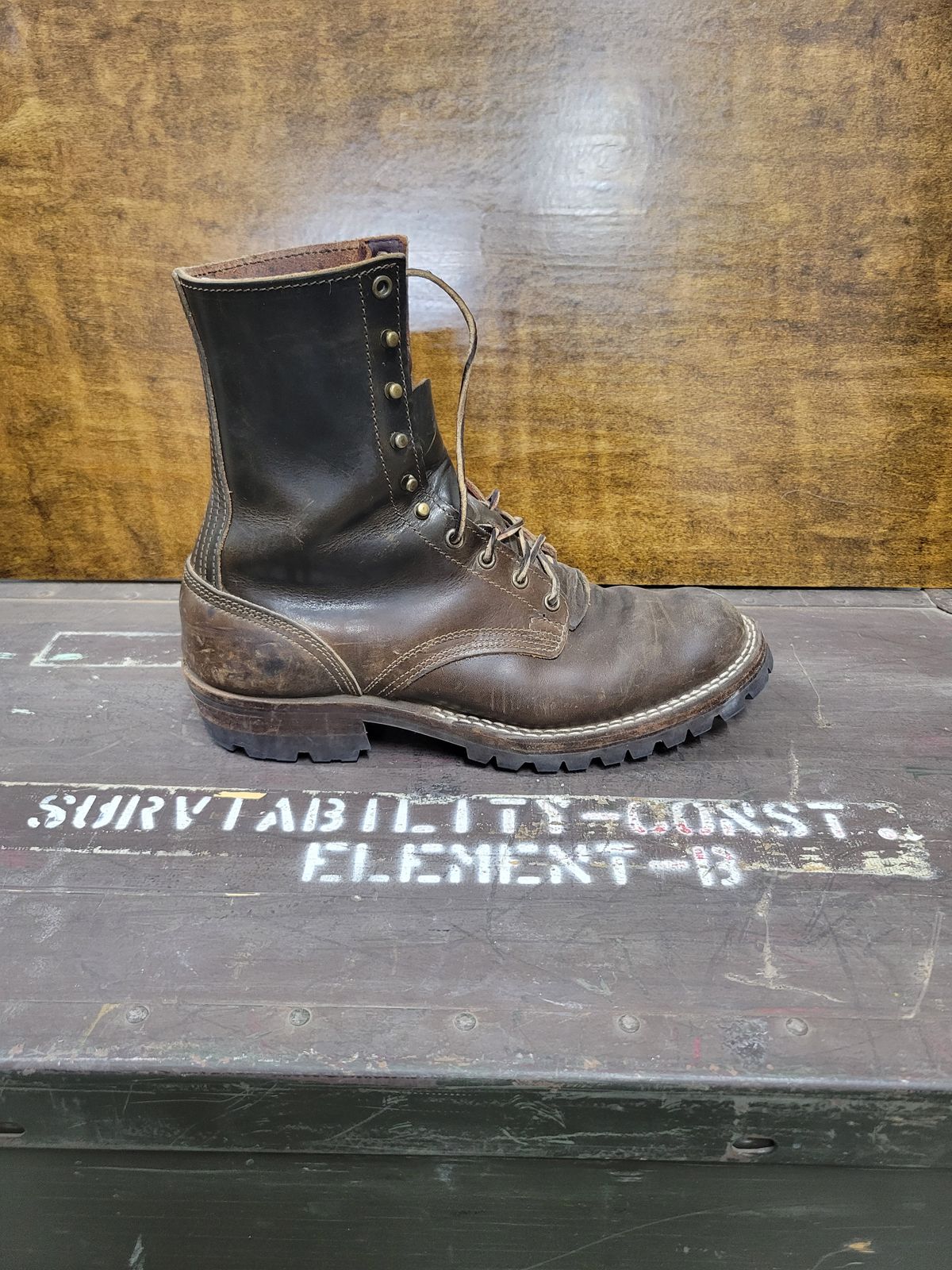 Photo by Cecilk on April 2, 2026 of the Nicks MTO in Wickett & Craig Olive Double Stuffed.