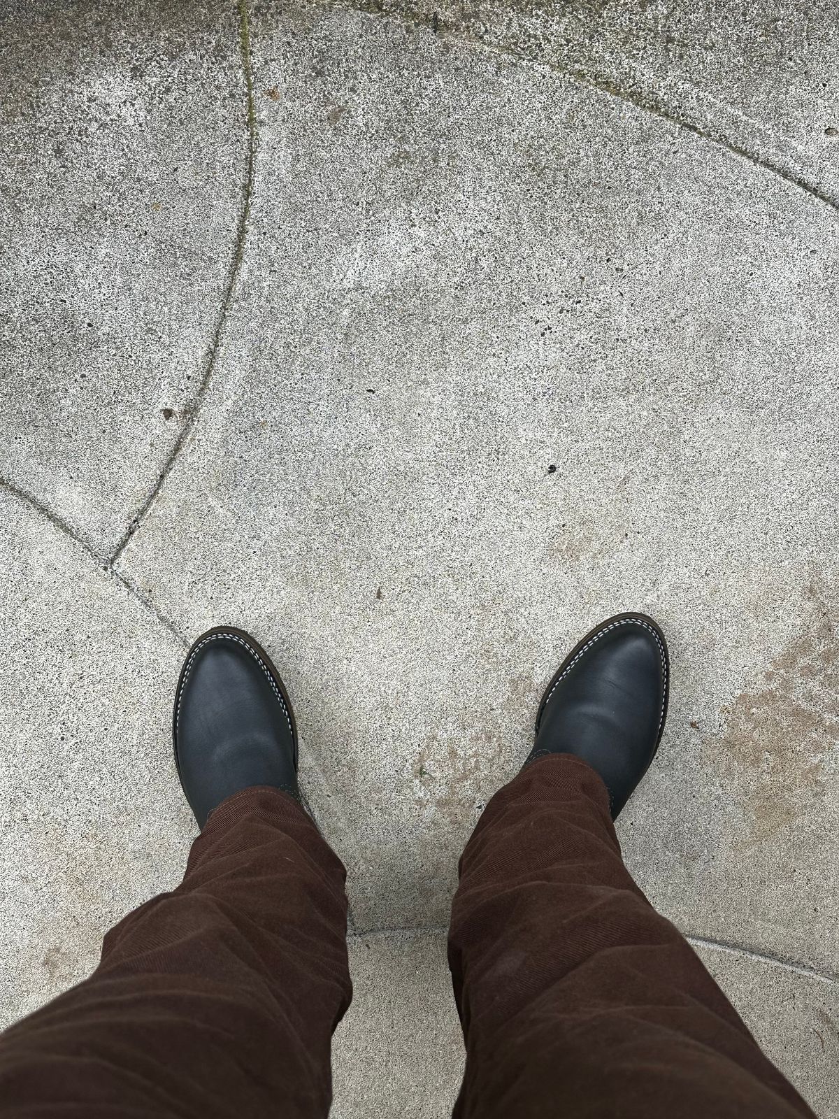 Photo by bbart on November 26, 2025 of the Wesco Morrison in Seidel Black Oil Tan.