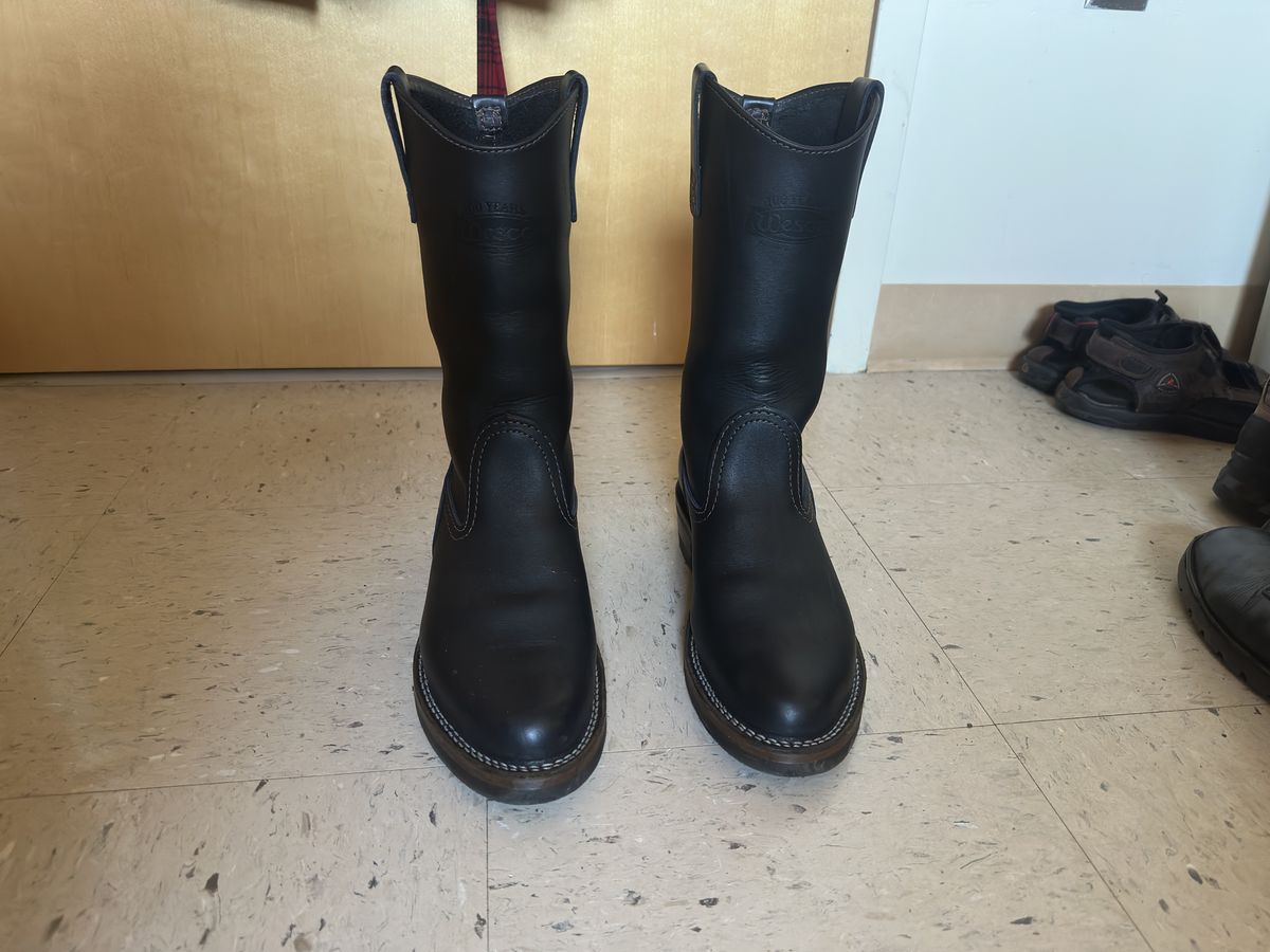 Photo by bbart on January 15, 2026 of the Wesco Morrison in Seidel Black Oil Tan.