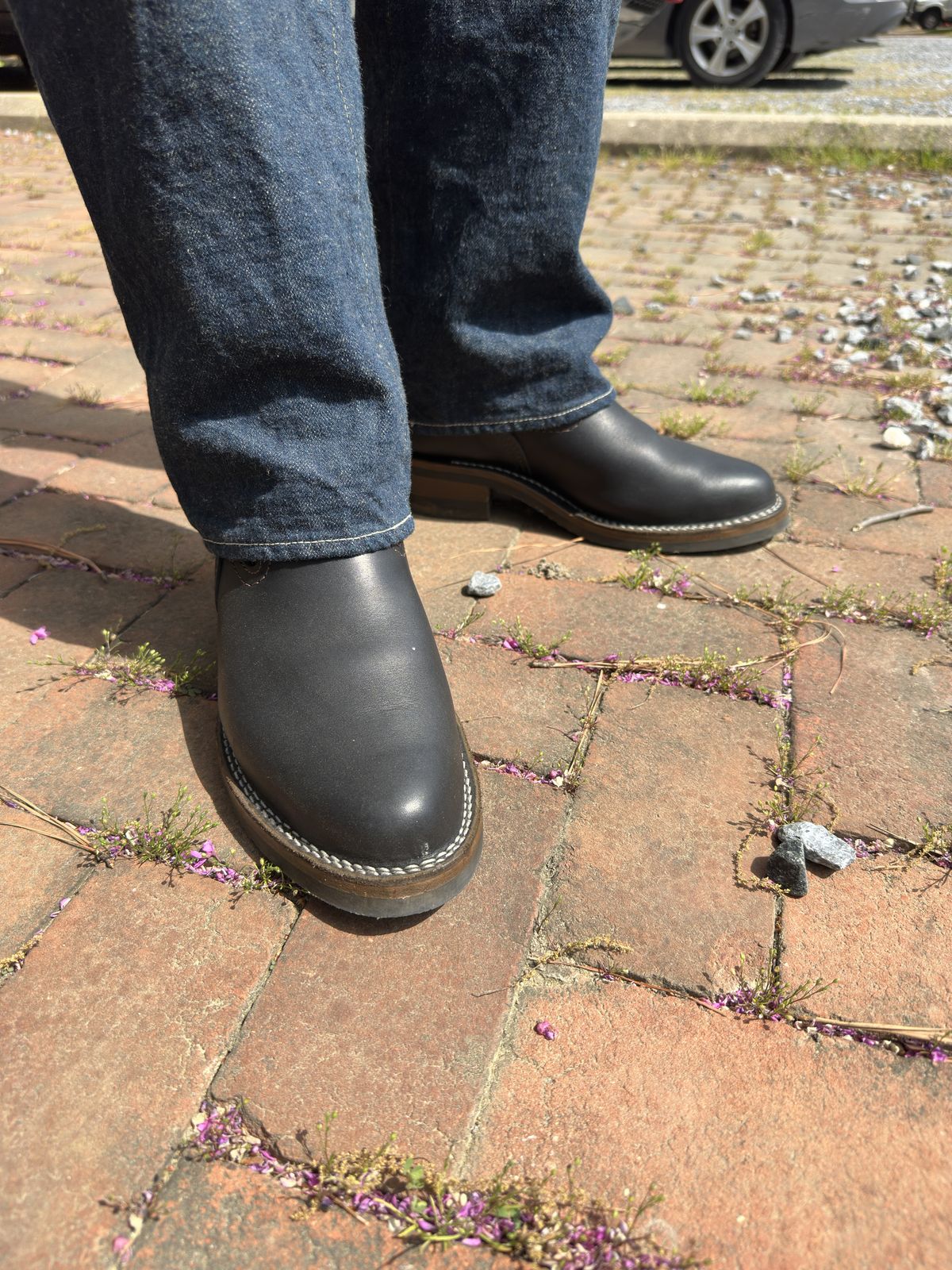 Photo by bbart on April 17, 2026 of the Wesco Morrison in Seidel Black Oil Tan.