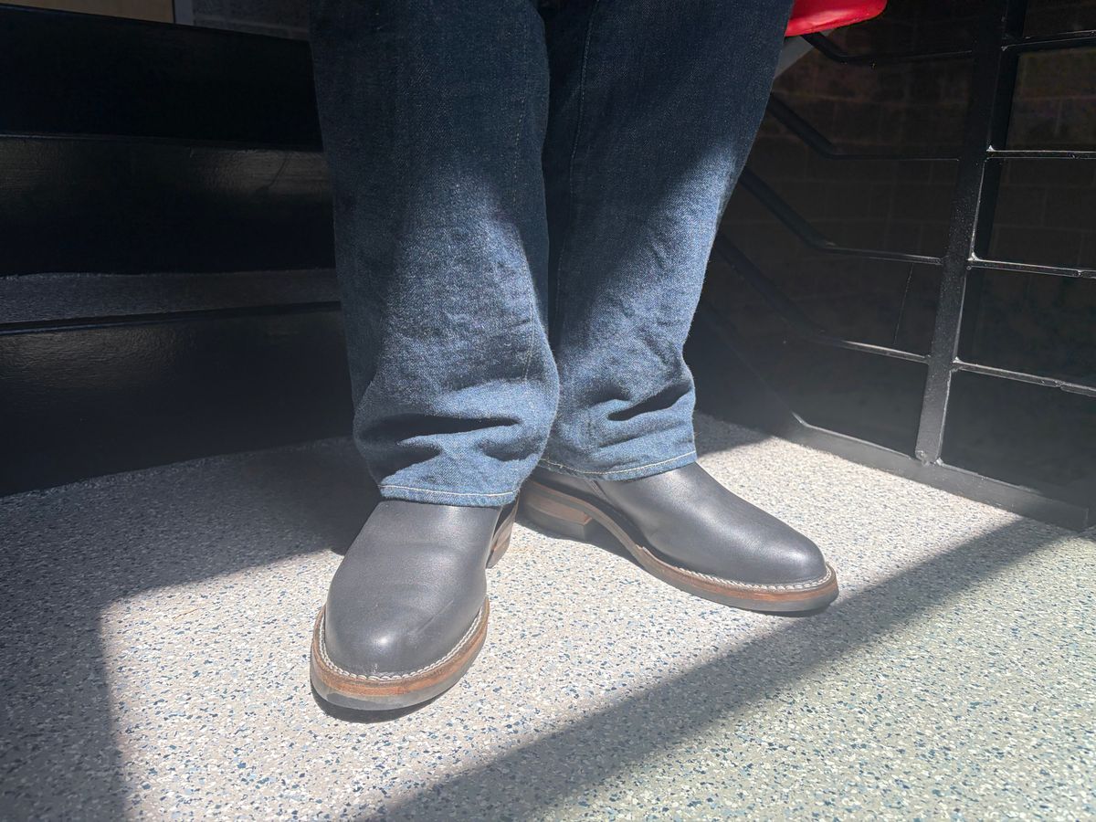Photo by bbart on April 30, 2026 of the Wesco Morrison in Seidel Black Oil Tan.