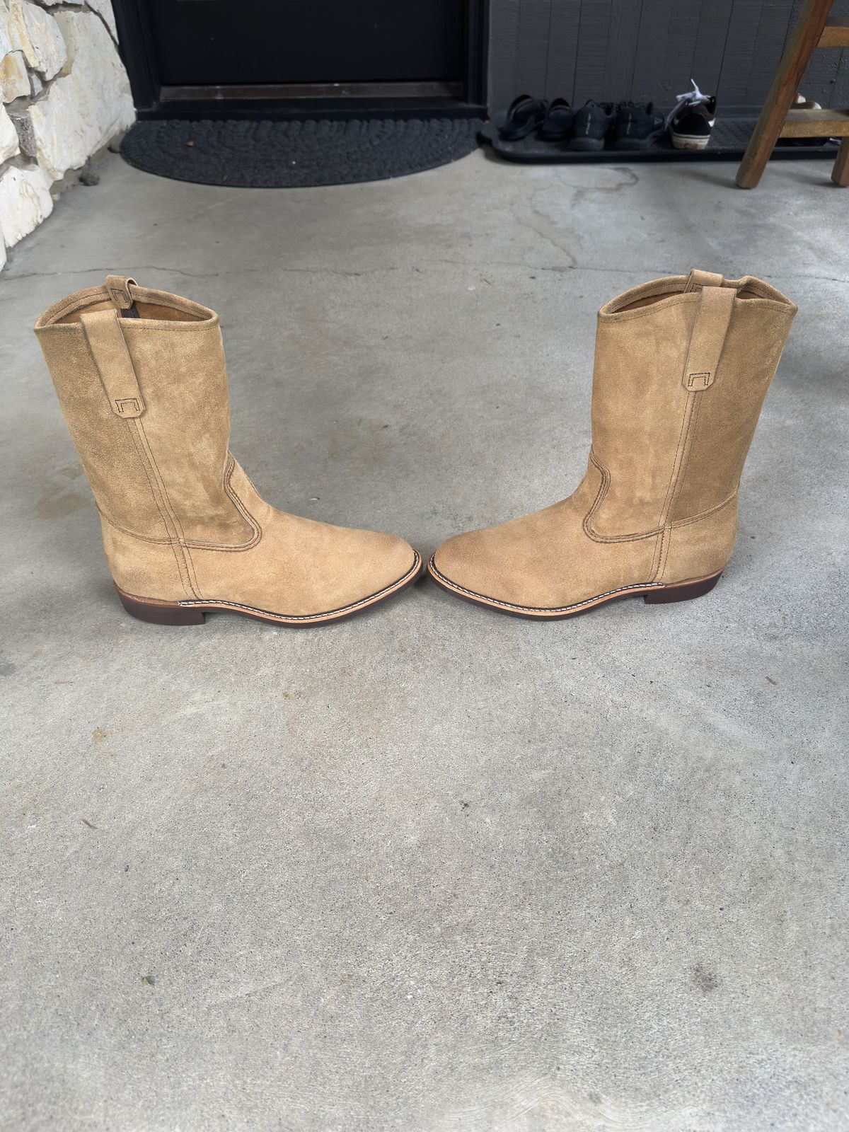 Photo by bbart on March 1, 2026 of the Red Wing Pecos in S.B. Foot Hawthorne Muleskinner.