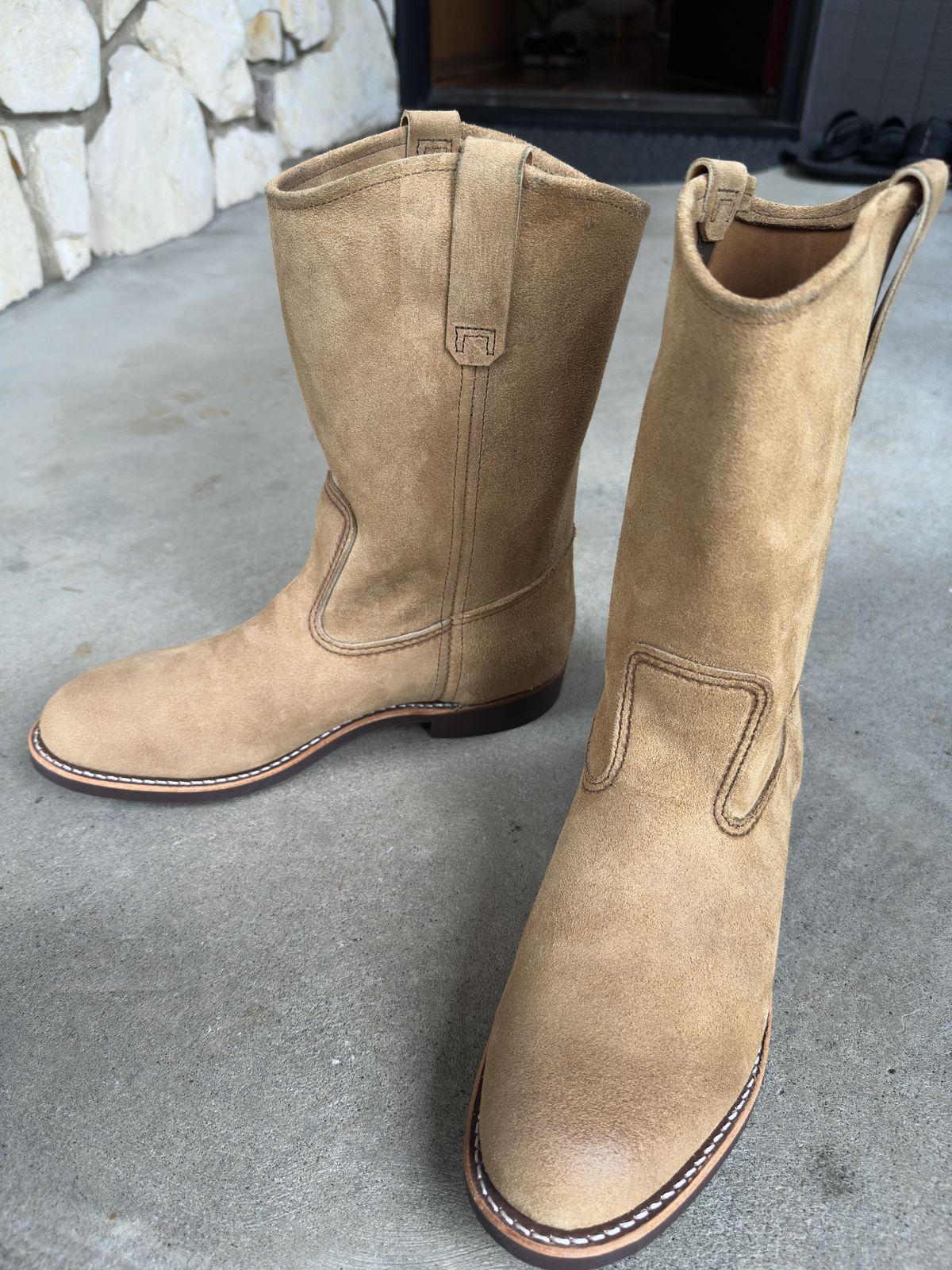 Photo by bbart on March 1, 2026 of the Red Wing Pecos in S.B. Foot Hawthorne Muleskinner.