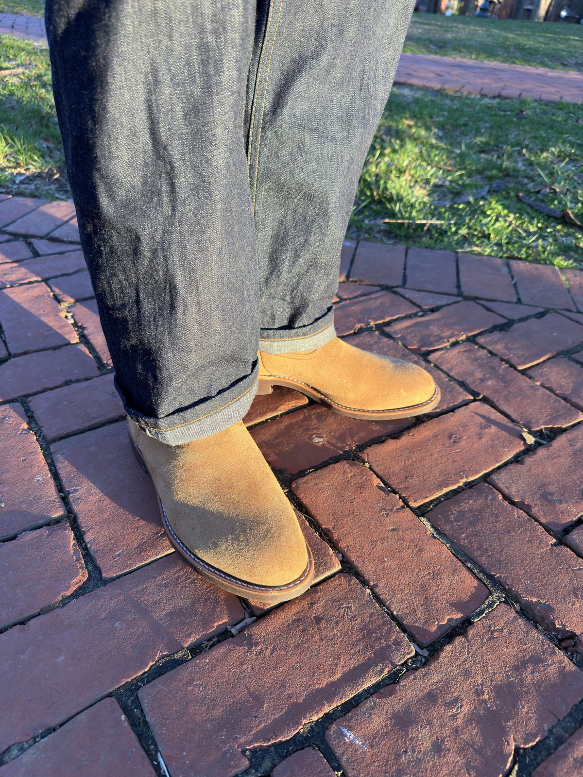 Photo by bbart on March 28, 2026 of the Red Wing Pecos in S.B. Foot Hawthorne Muleskinner.