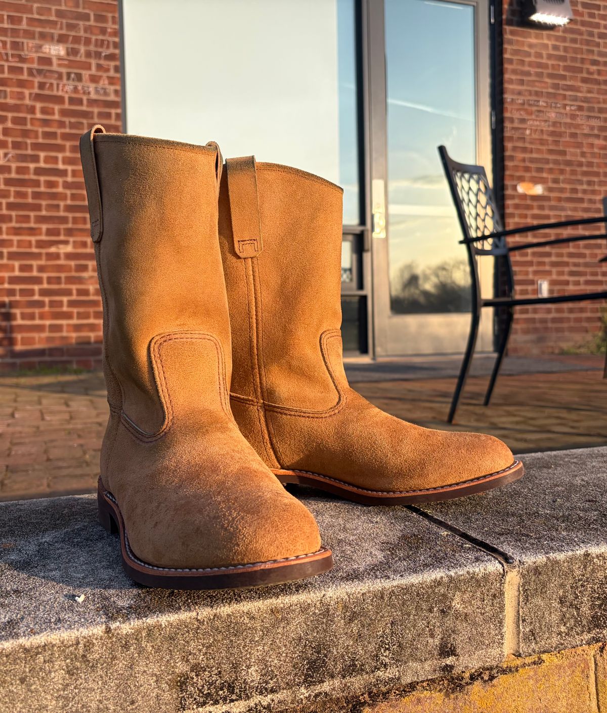 Photo by bbart on March 31, 2026 of the Red Wing Pecos in S.B. Foot Hawthorne Muleskinner.