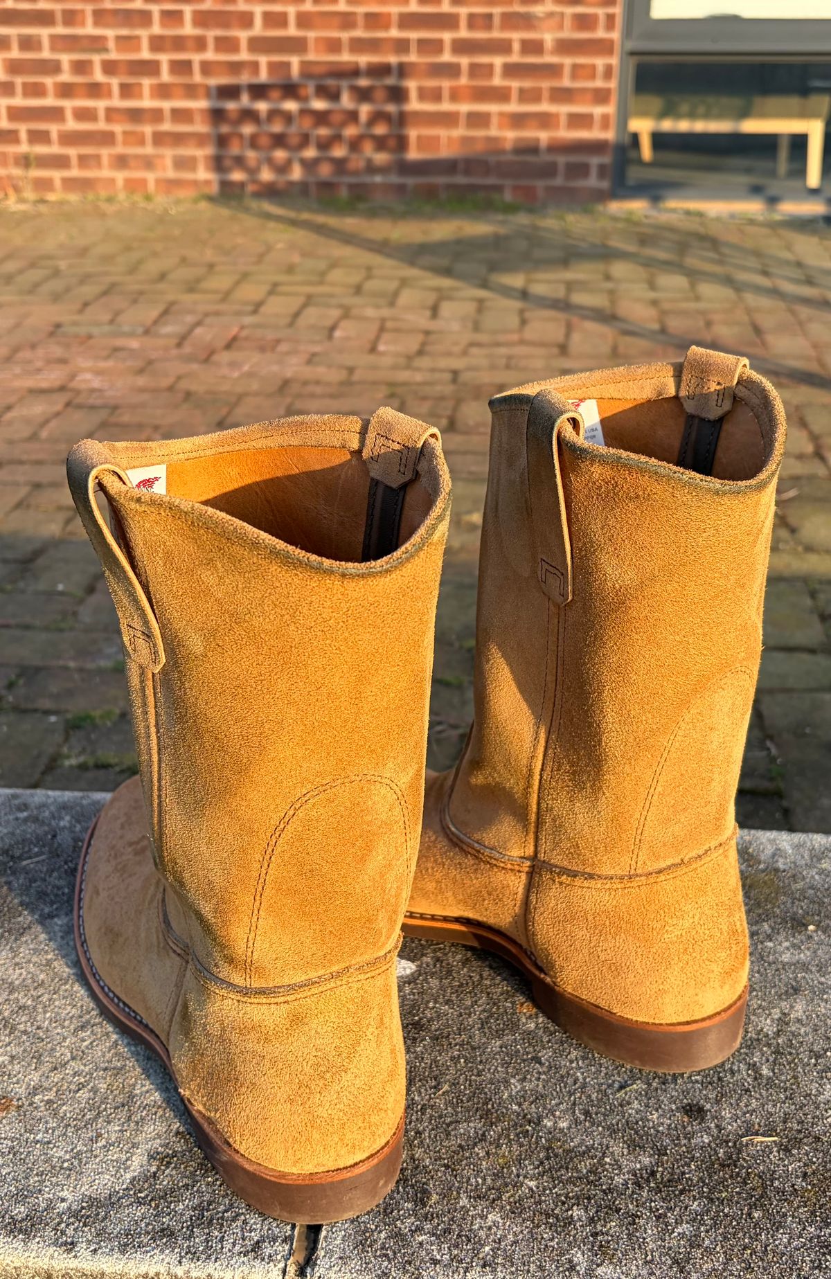 Photo by bbart on March 31, 2026 of the Red Wing Pecos in S.B. Foot Hawthorne Muleskinner.