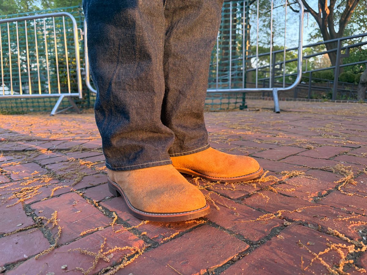 Photo by bbart on April 16, 2026 of the Red Wing Pecos in S.B. Foot Hawthorne Muleskinner.