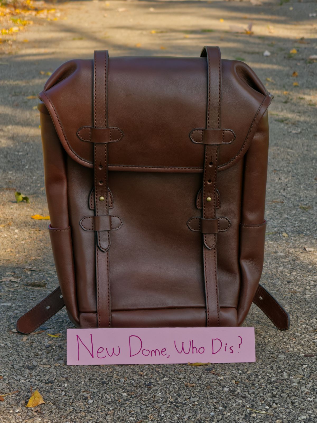Photo by rigglethor on October 2, 2025 of the Cravar Workpack in Fox Veg Tan.