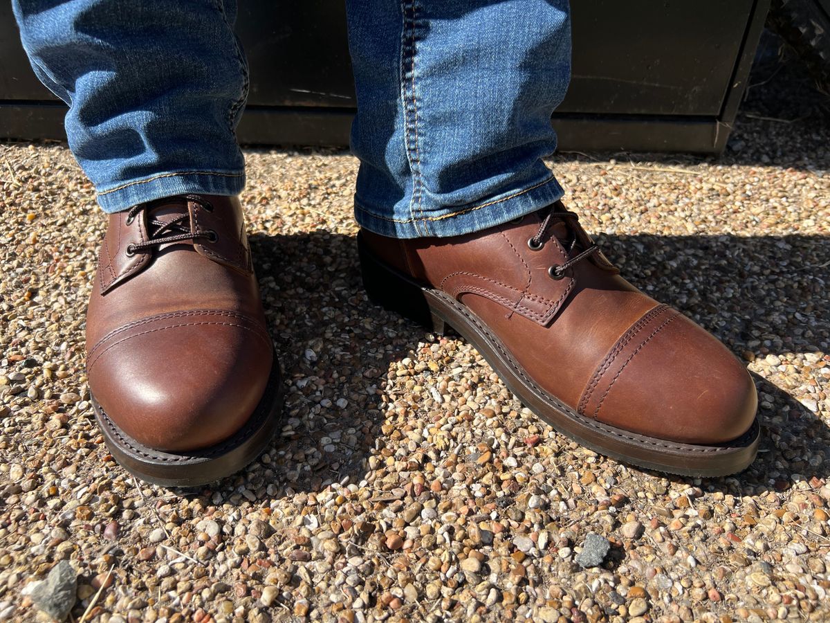 Photo by 1stKazoo on April 4, 2026 of the Thursday Heritage Captain in Thursday / Rustic Brown.