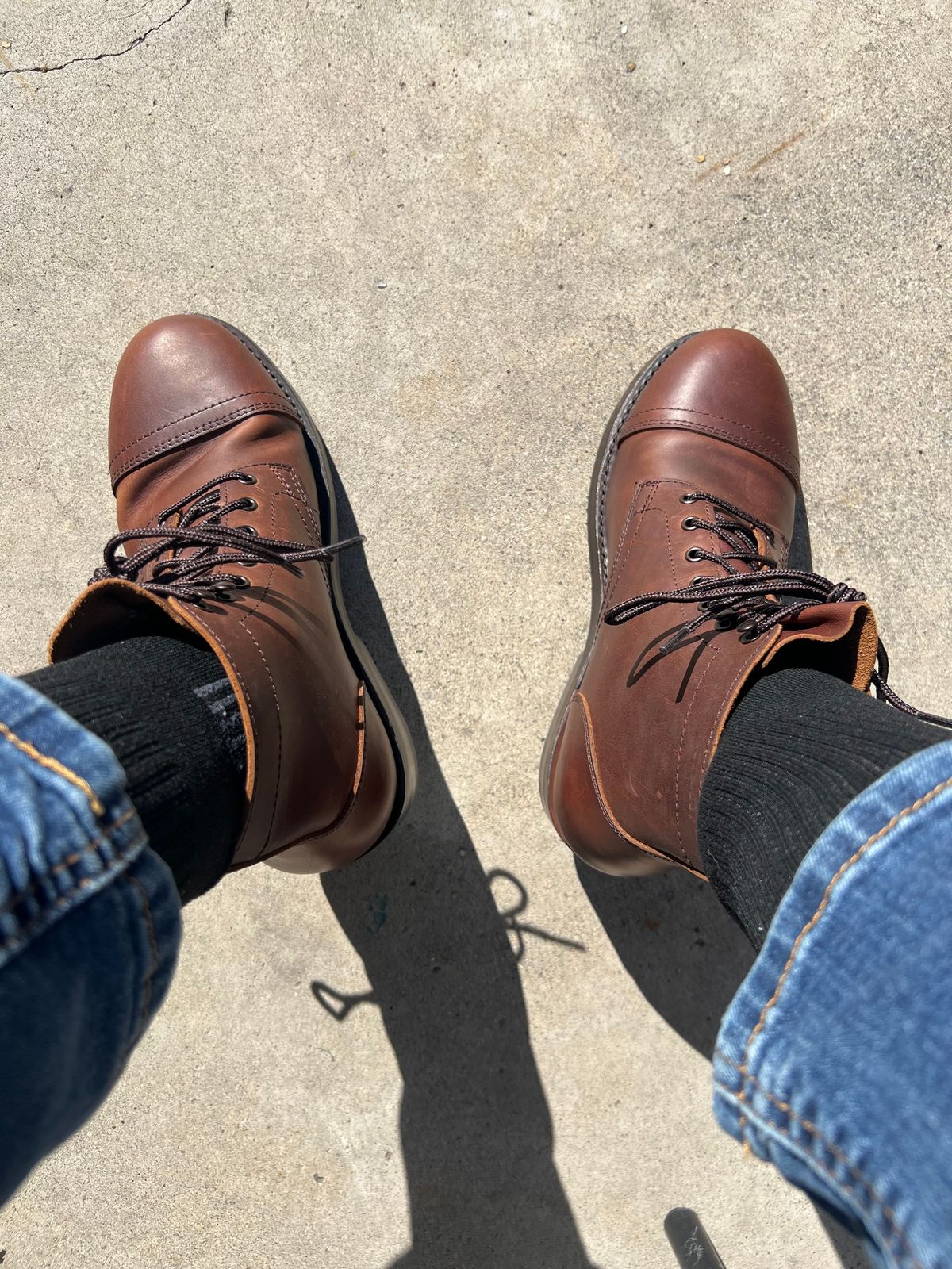 Photo by 1stKazoo on April 4, 2026 of the Thursday Heritage Captain in Thursday / Rustic Brown.