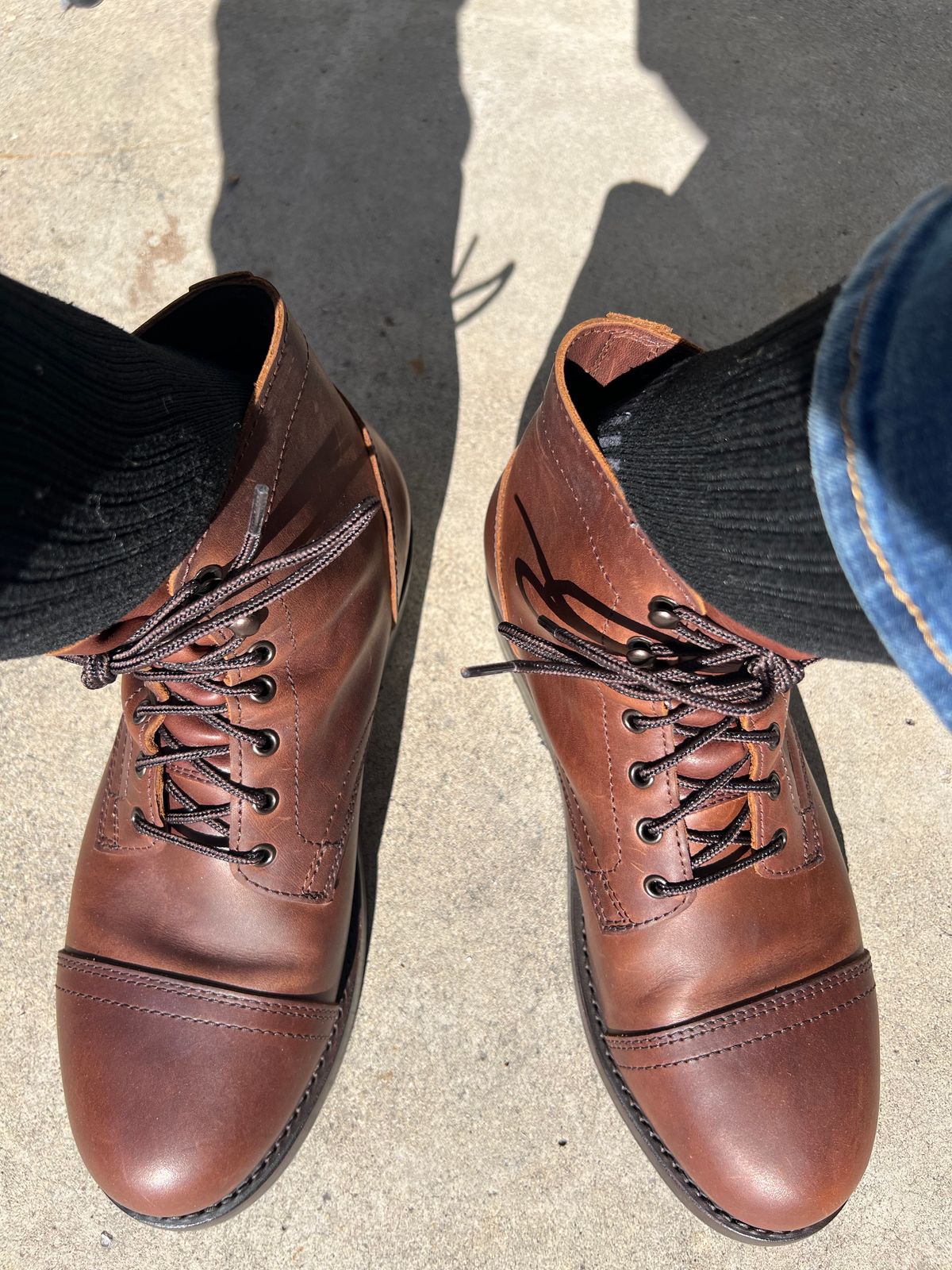 Photo by 1stKazoo on April 4, 2026 of the Thursday Heritage Captain in Thursday / Rustic Brown.