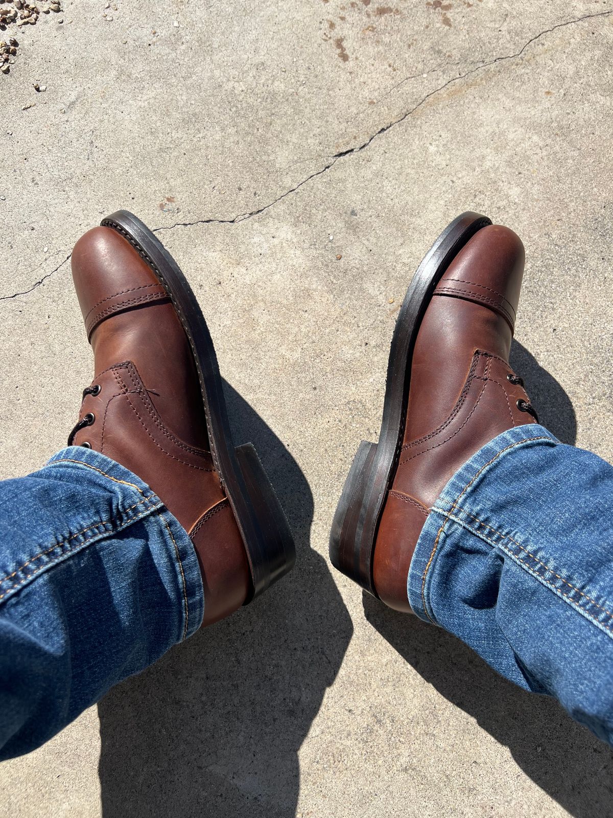 Photo by 1stKazoo on April 4, 2026 of the Thursday Heritage Captain in Thursday / Rustic Brown.