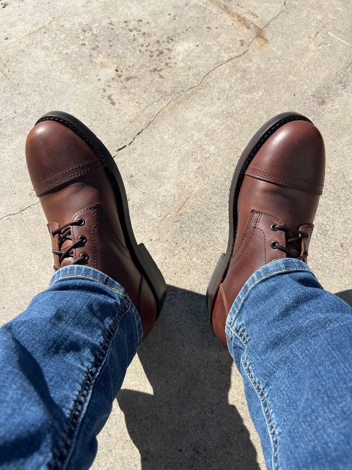 Photo by 1stKazoo on April 4, 2026 of the Thursday Heritage Captain in Thursday / Rustic Brown.