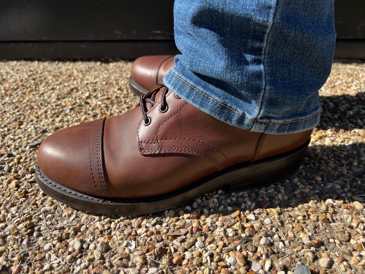 Photo by 1stKazoo on April 4, 2026 of the Thursday Heritage Captain in Thursday / Rustic Brown.