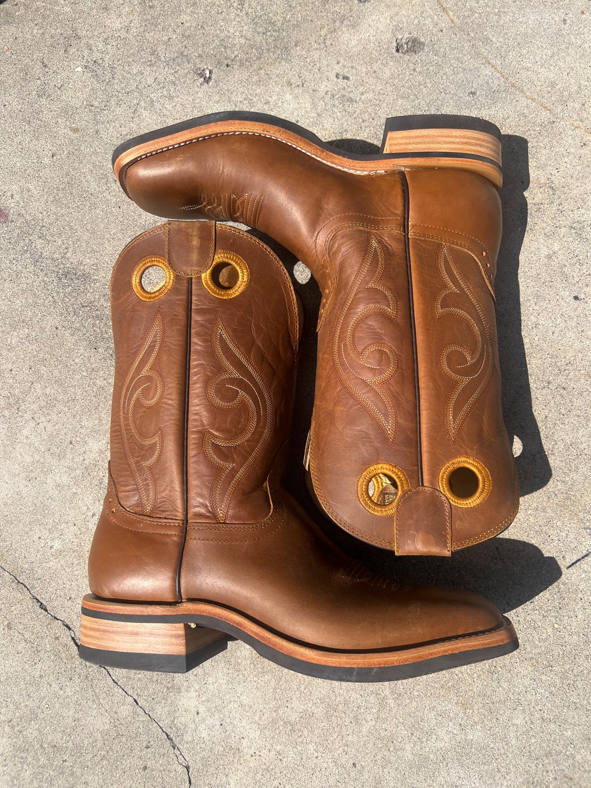 Photo by 1stKazoo on June 5, 2026 of the Hondo Boots 2100 in Tan Waxy.