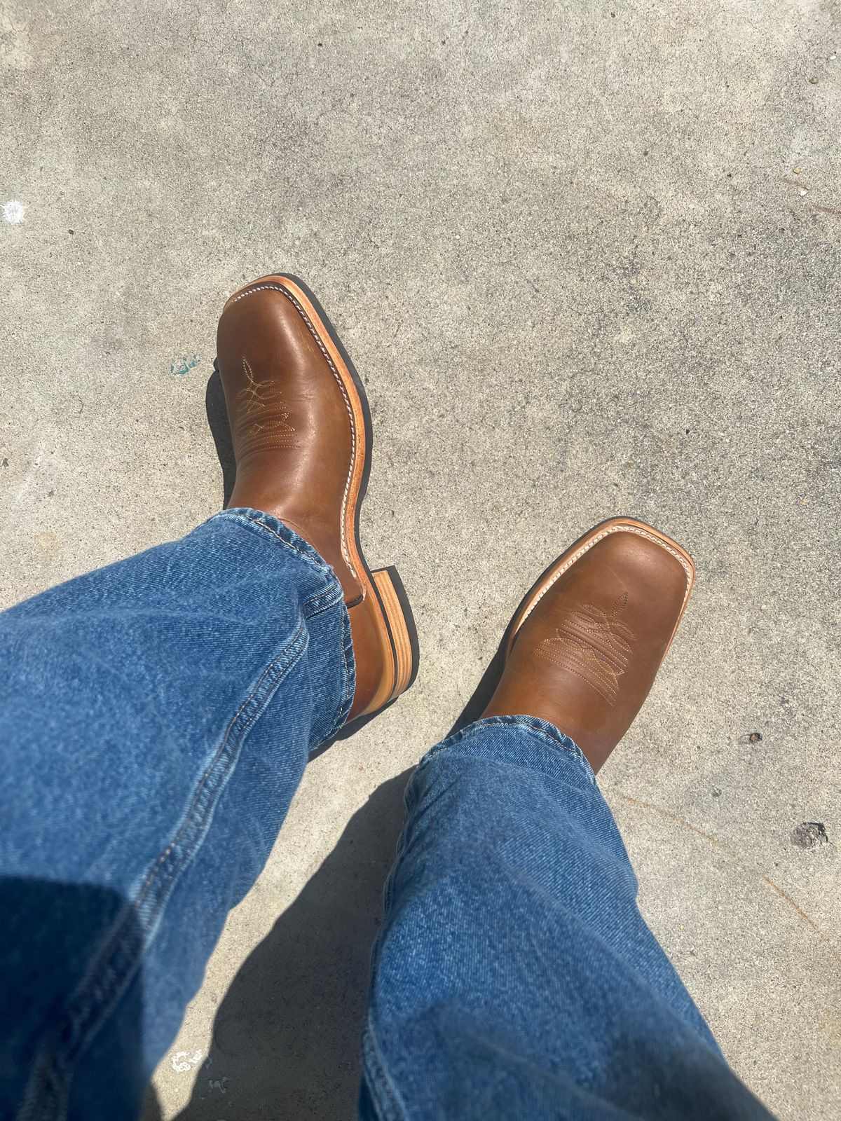 Photo by 1stKazoo on June 5, 2026 of the Hondo Boots 2100 in Tan Waxy.